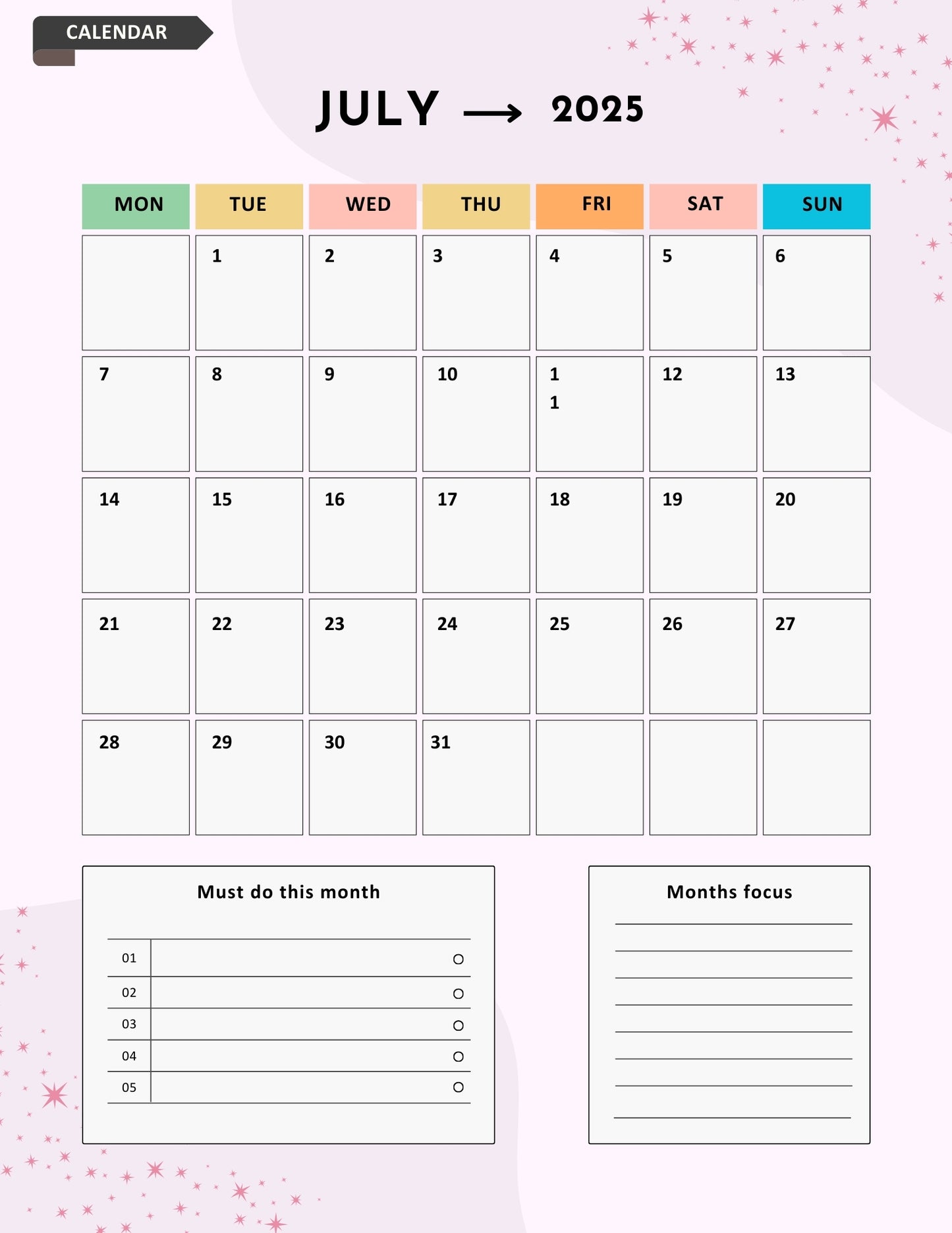 2025 Mom’s Digital Planner | Organize Life with Ease, One Day at a Time