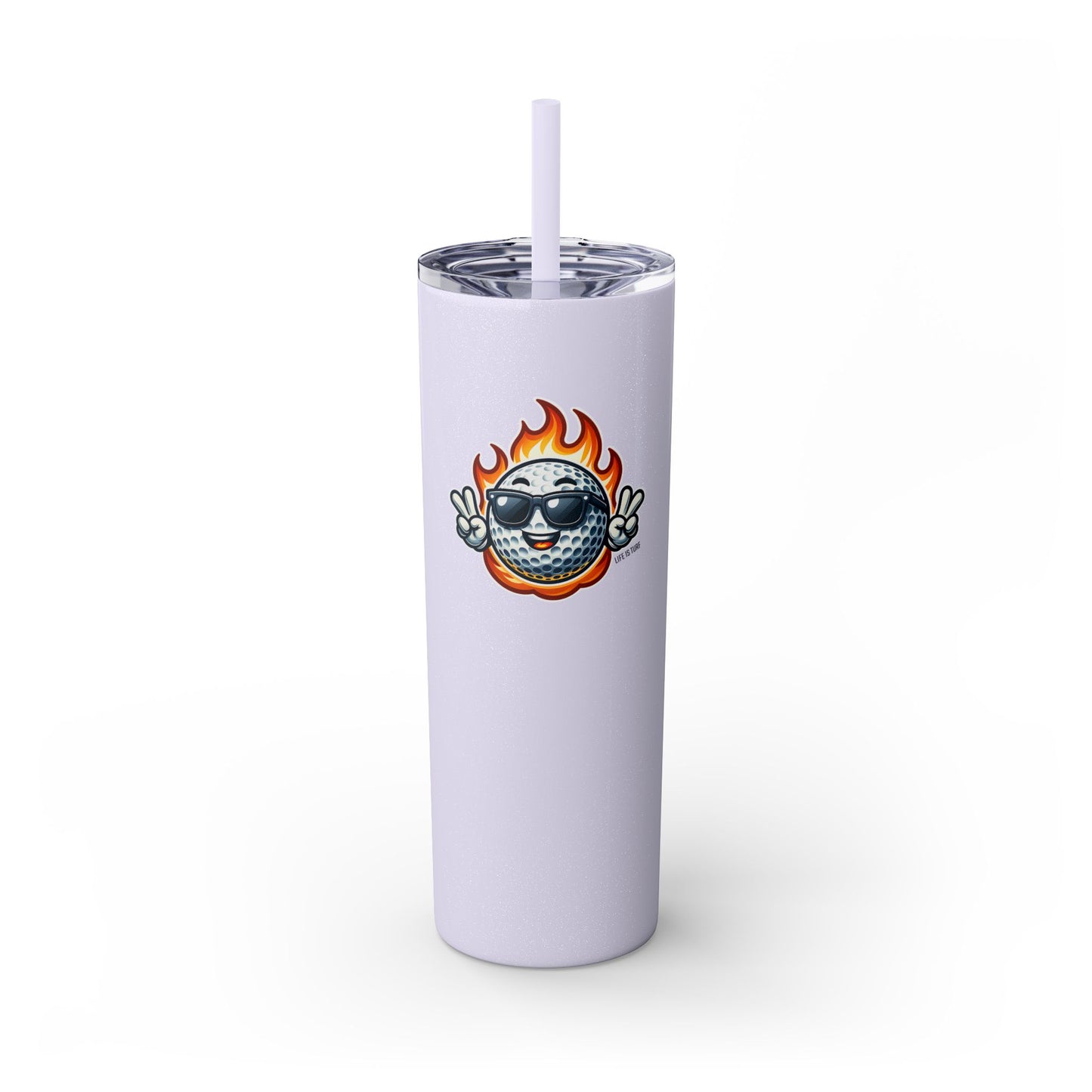 Cool Golf - Skinny Tumbler w/Straw