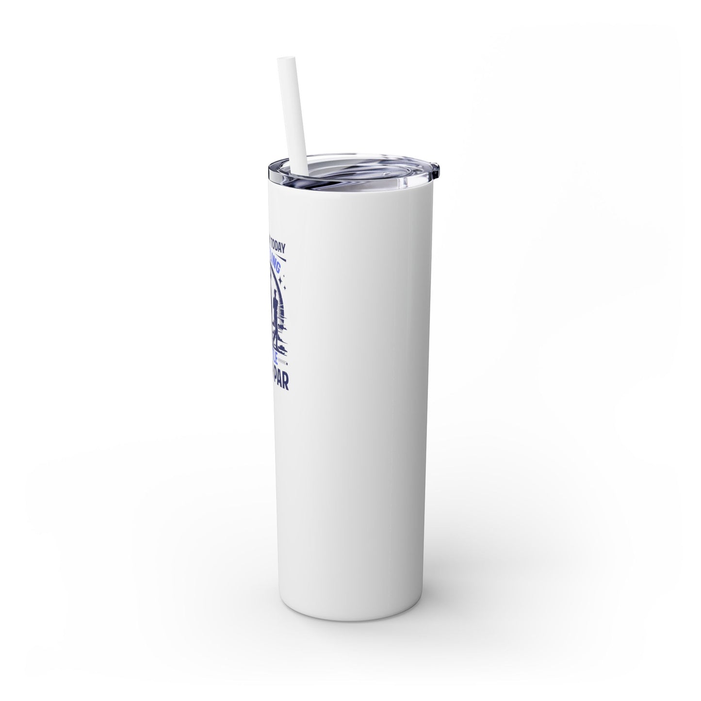 Under Par - Skinny Tumbler w/Straw