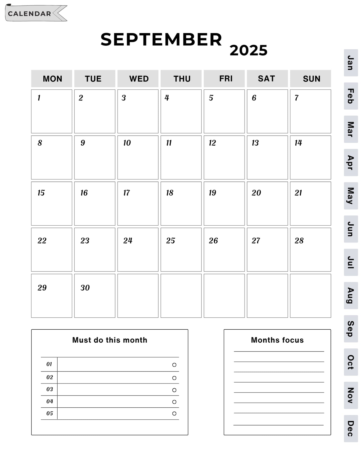 2025 365 Days Digital Planner | Plan Every Day with Purpose