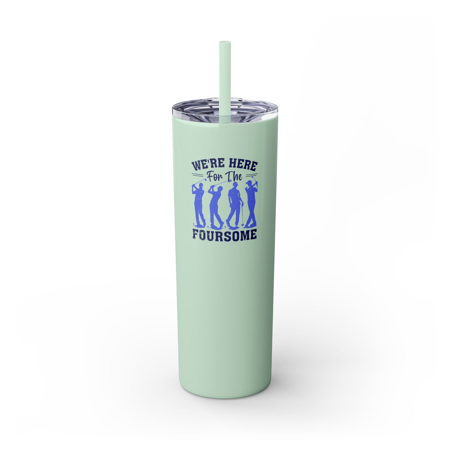 Golf Foursome - Skinny Tumbler w/Straw