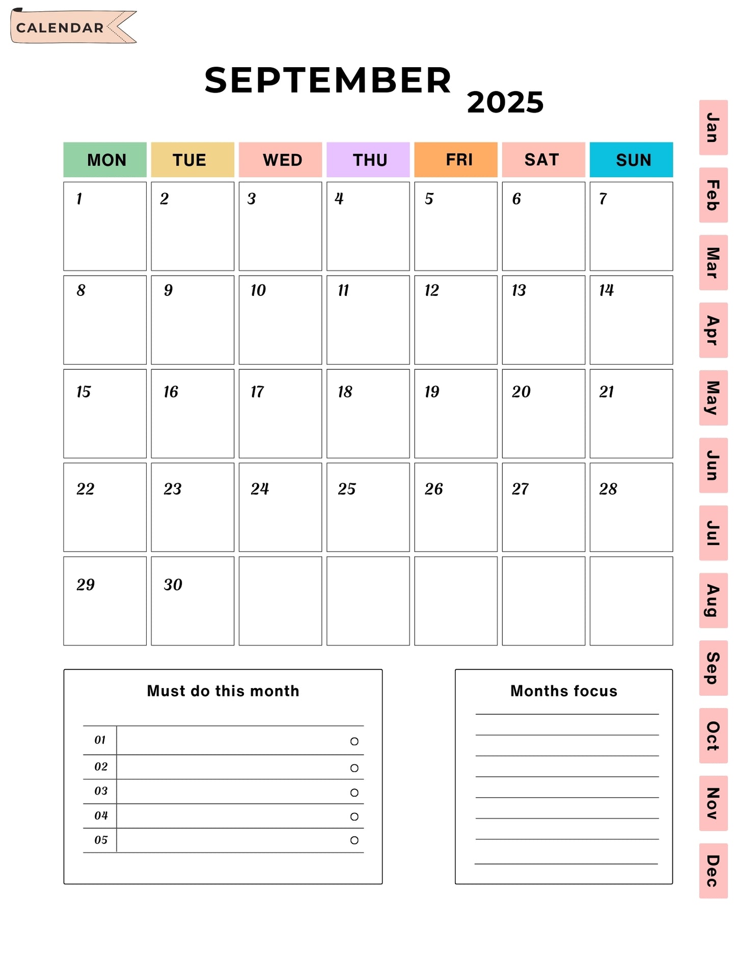 2025 Side Hustle Planner | Business Tracker & Income Organizer for Entrepreneurs