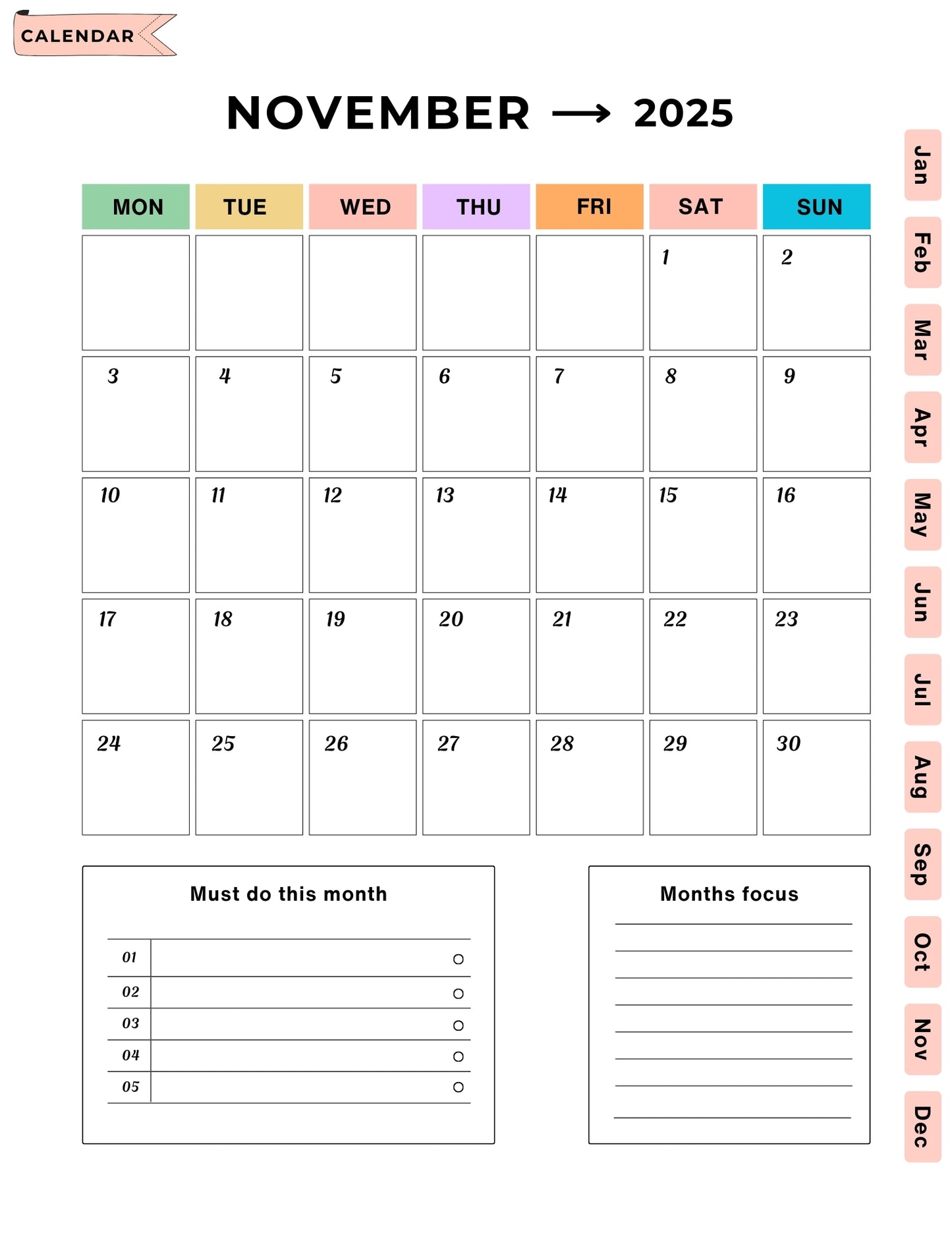 2025 Moon & Astrology Planner | Lunar Calendar & Manifestation Journal
