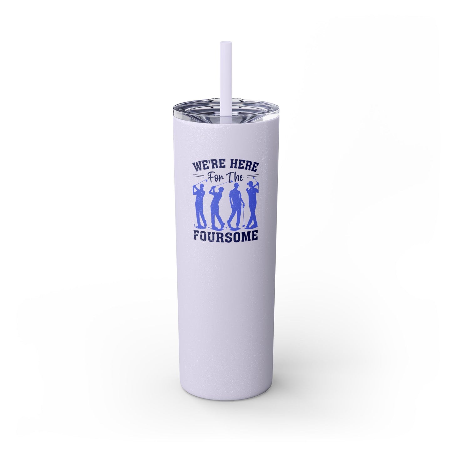 Golf Foursome - Skinny Tumbler w/Straw