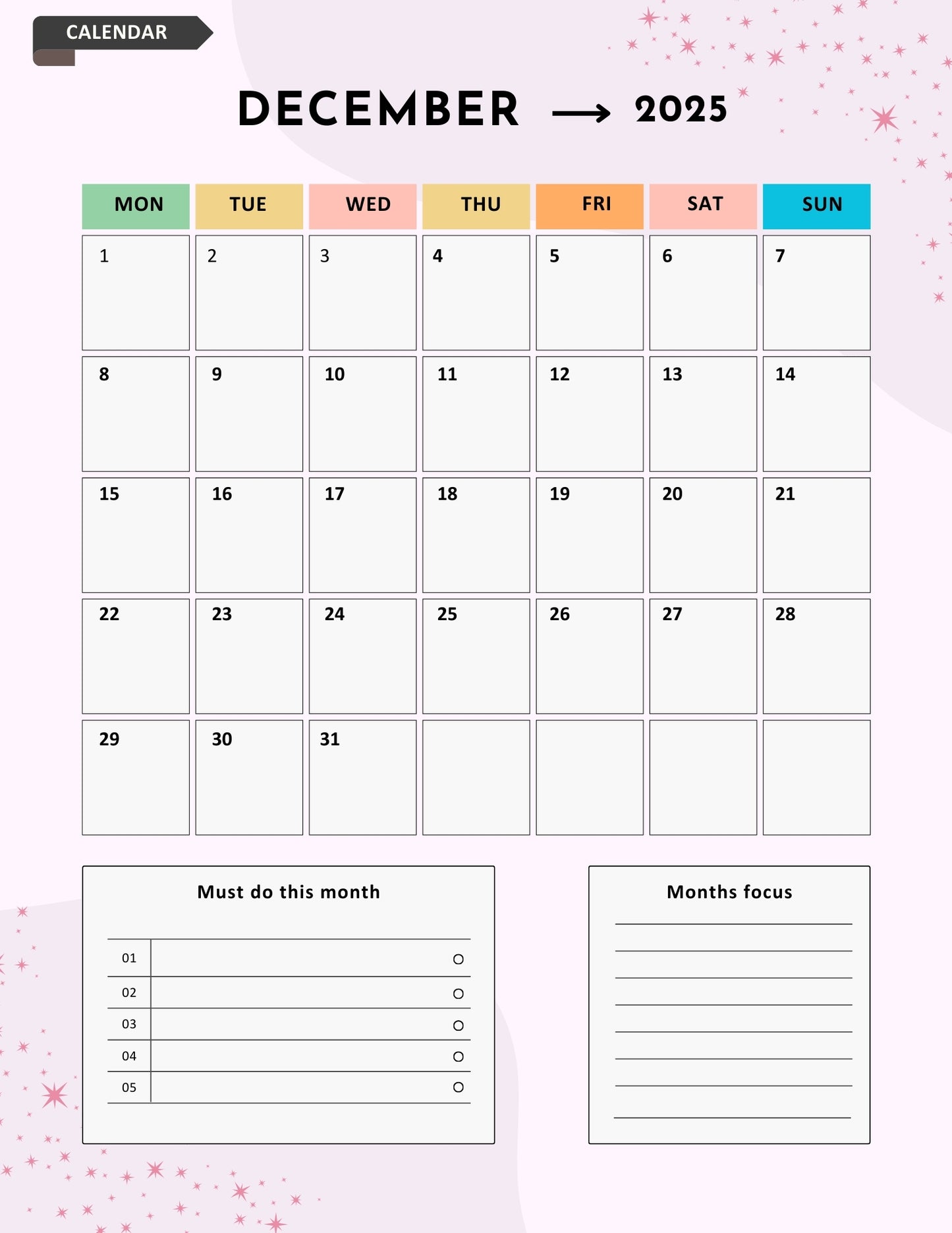 2025 Mom’s Digital Planner | Organize Life with Ease, One Day at a Time