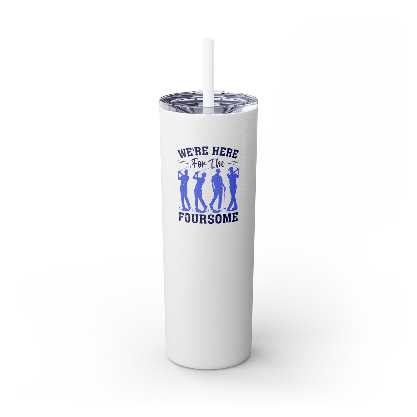 Golf Foursome - Skinny Tumbler w/Straw