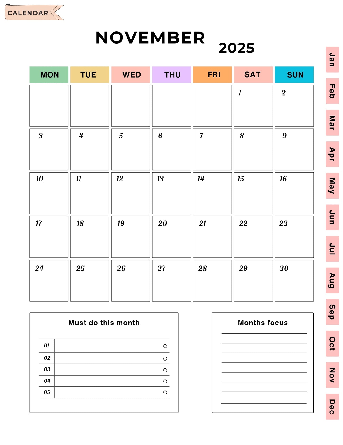2025 Side Hustle Planner | Business Tracker & Income Organizer for Entrepreneurs