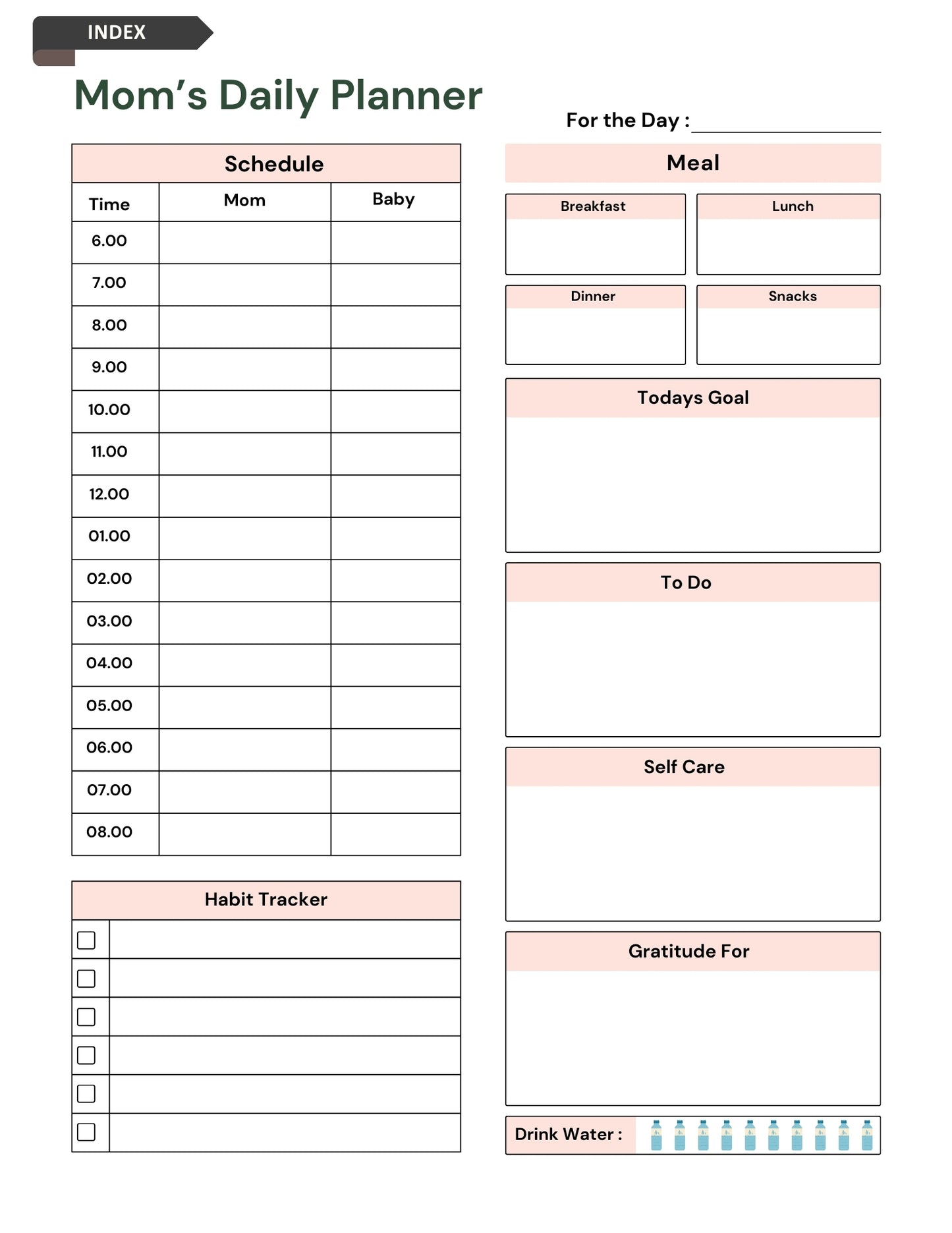 2025 Mom’s Digital Planner | Organize Life with Ease, One Day at a Time