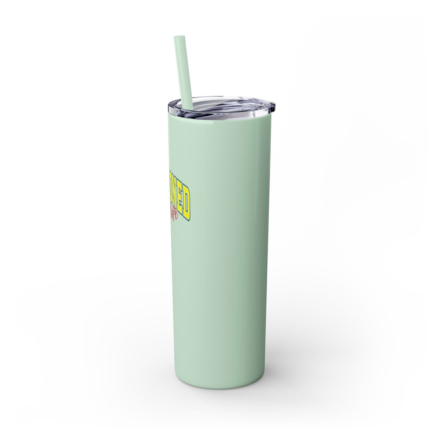 Abandoned Golf Wife - Skinny Tumbler w/Straw