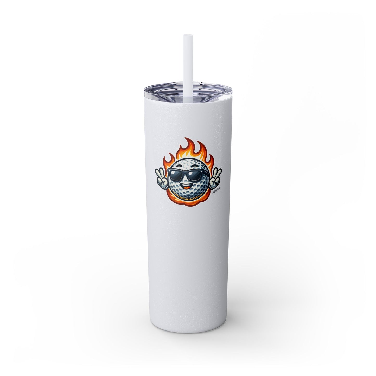 Cool Golf - Skinny Tumbler w/Straw