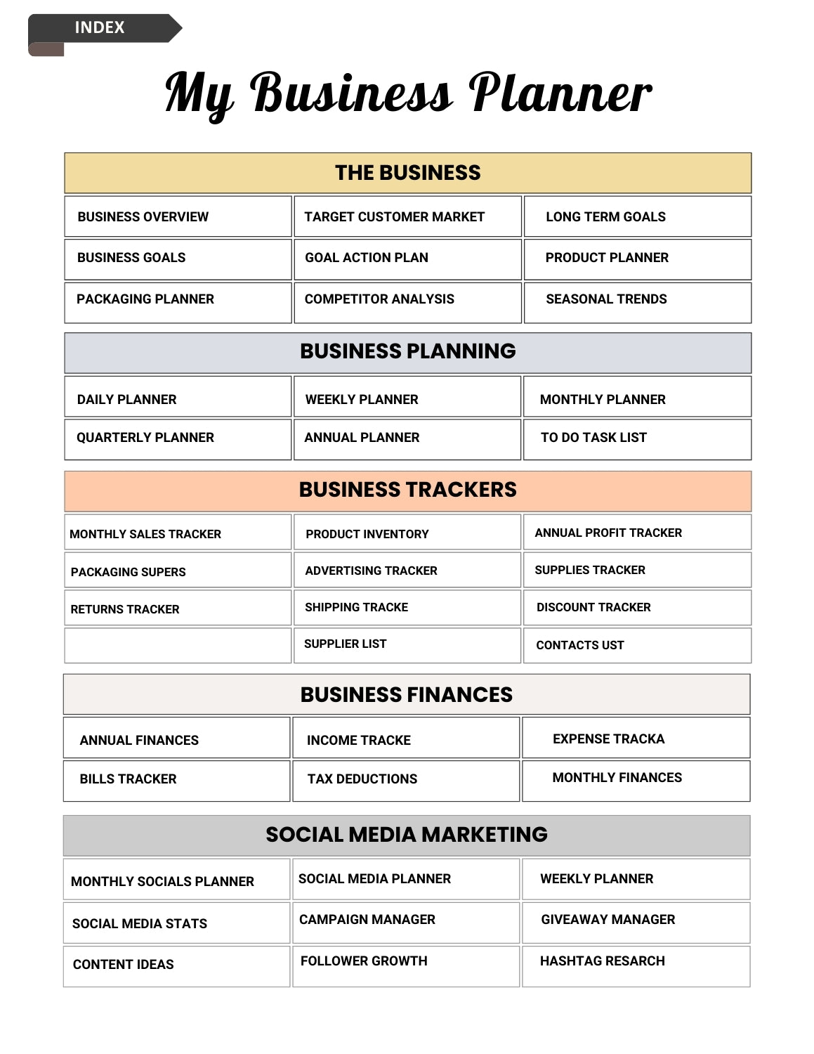 2025 Small Business Planner | Organize, Launch & Grow Your Dream Business