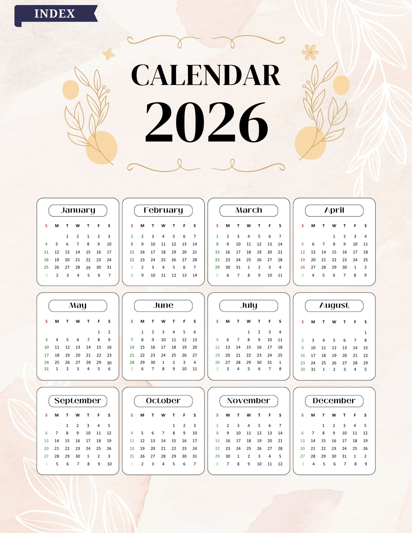 2025–2026 Garden Planner – 81 Pages Digital Download
