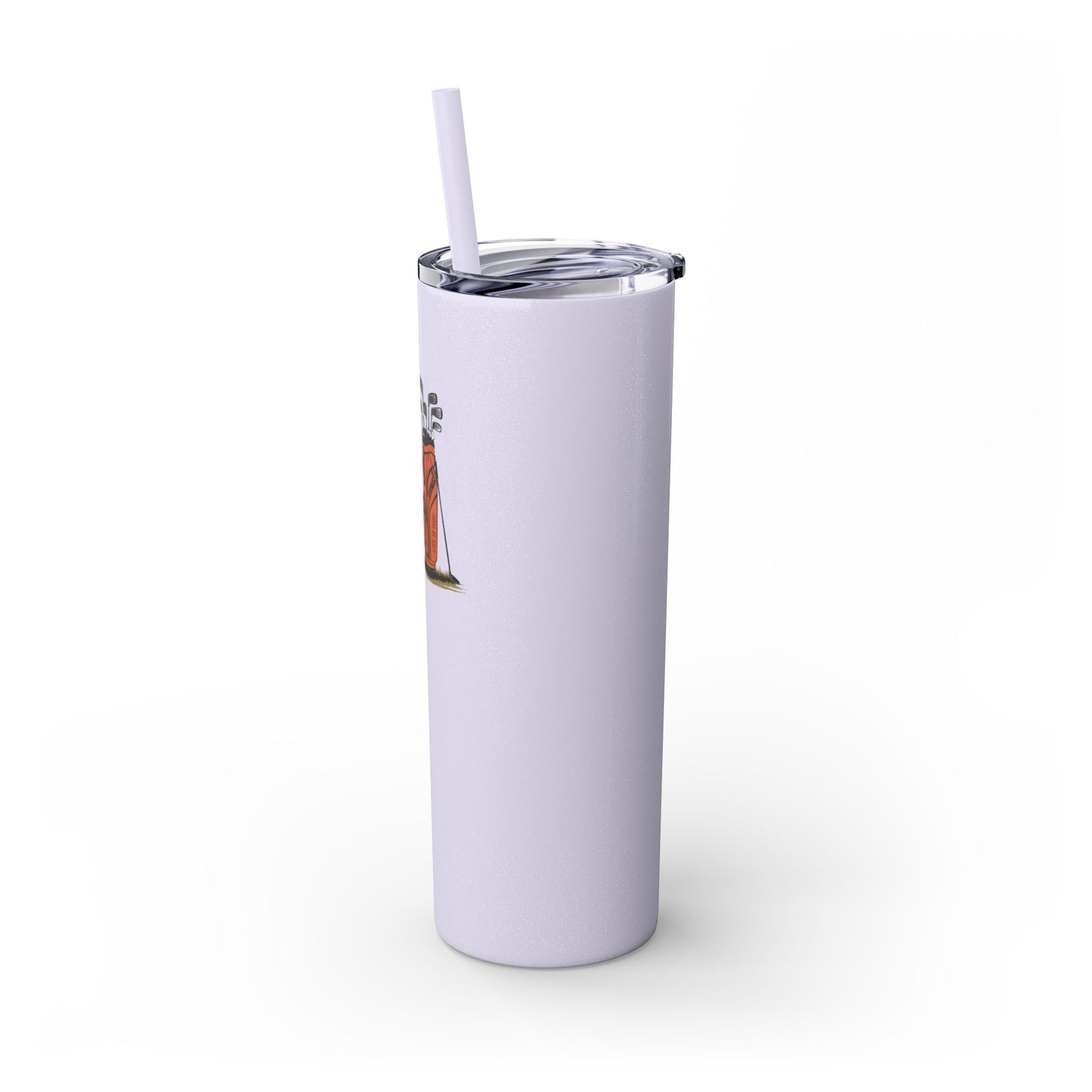Who's Your Caddie - Skinny Tumbler w/Straw