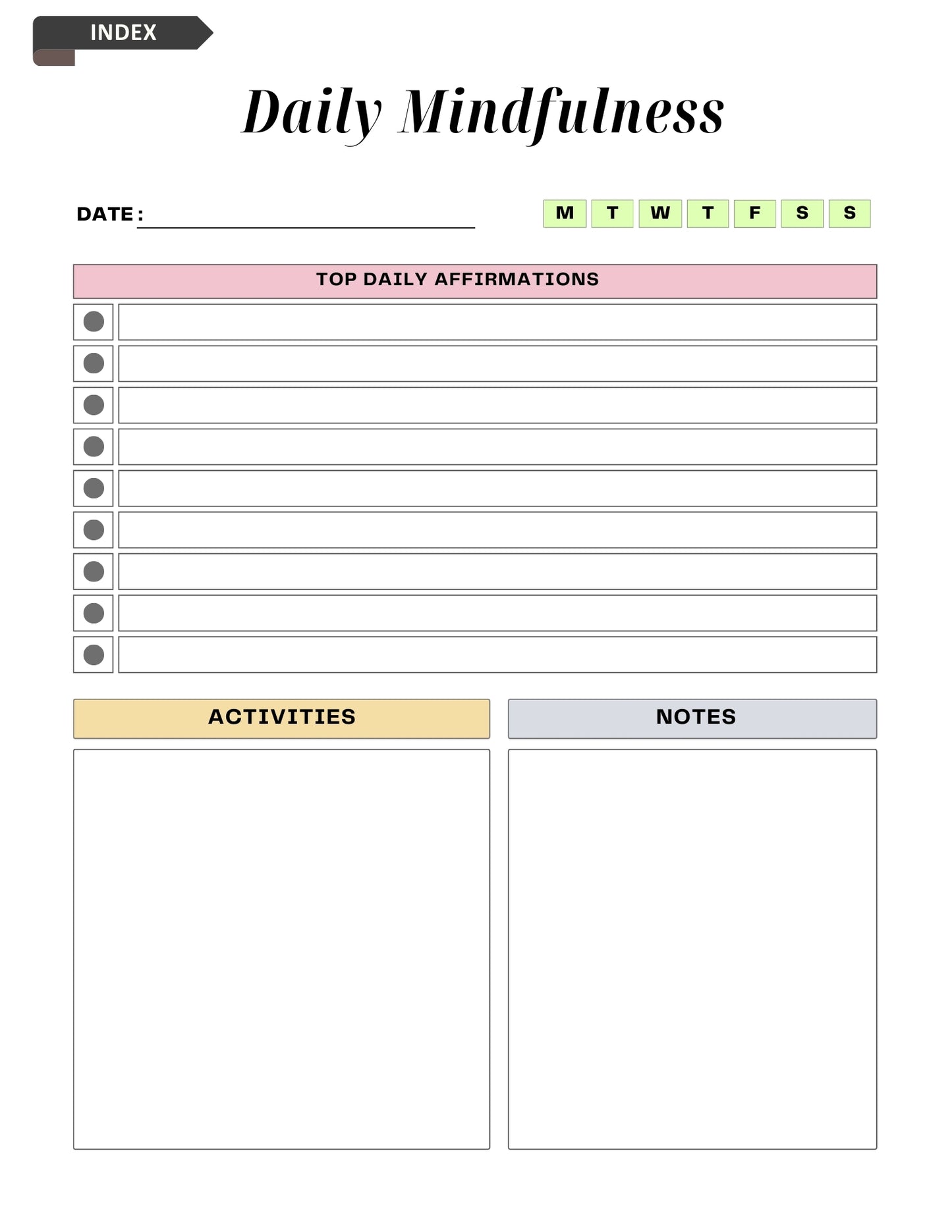 2025 Digital Manifestation Journal | Align Your Mind, Manifest Your Future | Planner