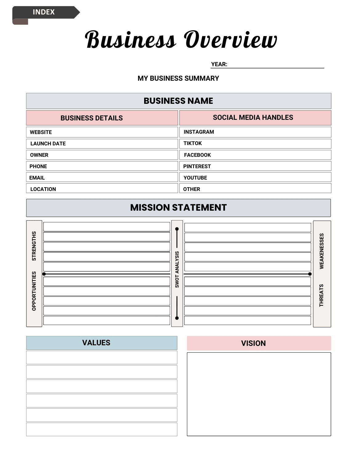 2025 Small Business Planner | Organize, Launch & Grow Your Dream Business