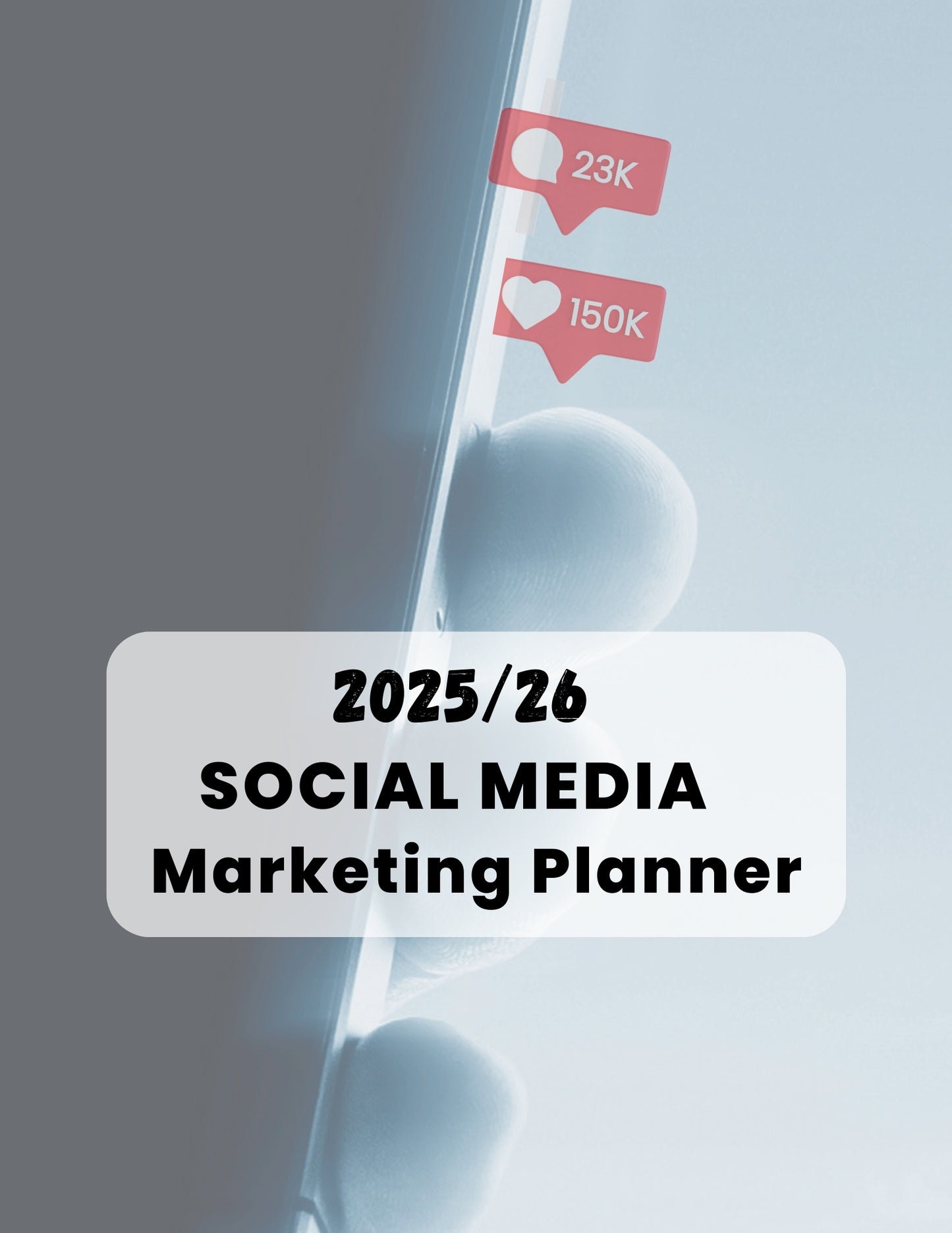 2025/26 Social Media Marketing Planner | Ultimate Content, Strategy & Business Tracker