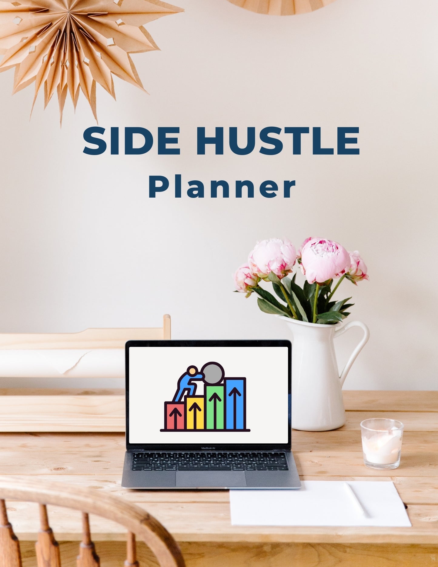 2025 Side Hustle Planner | Business Tracker & Income Organizer for Entrepreneurs