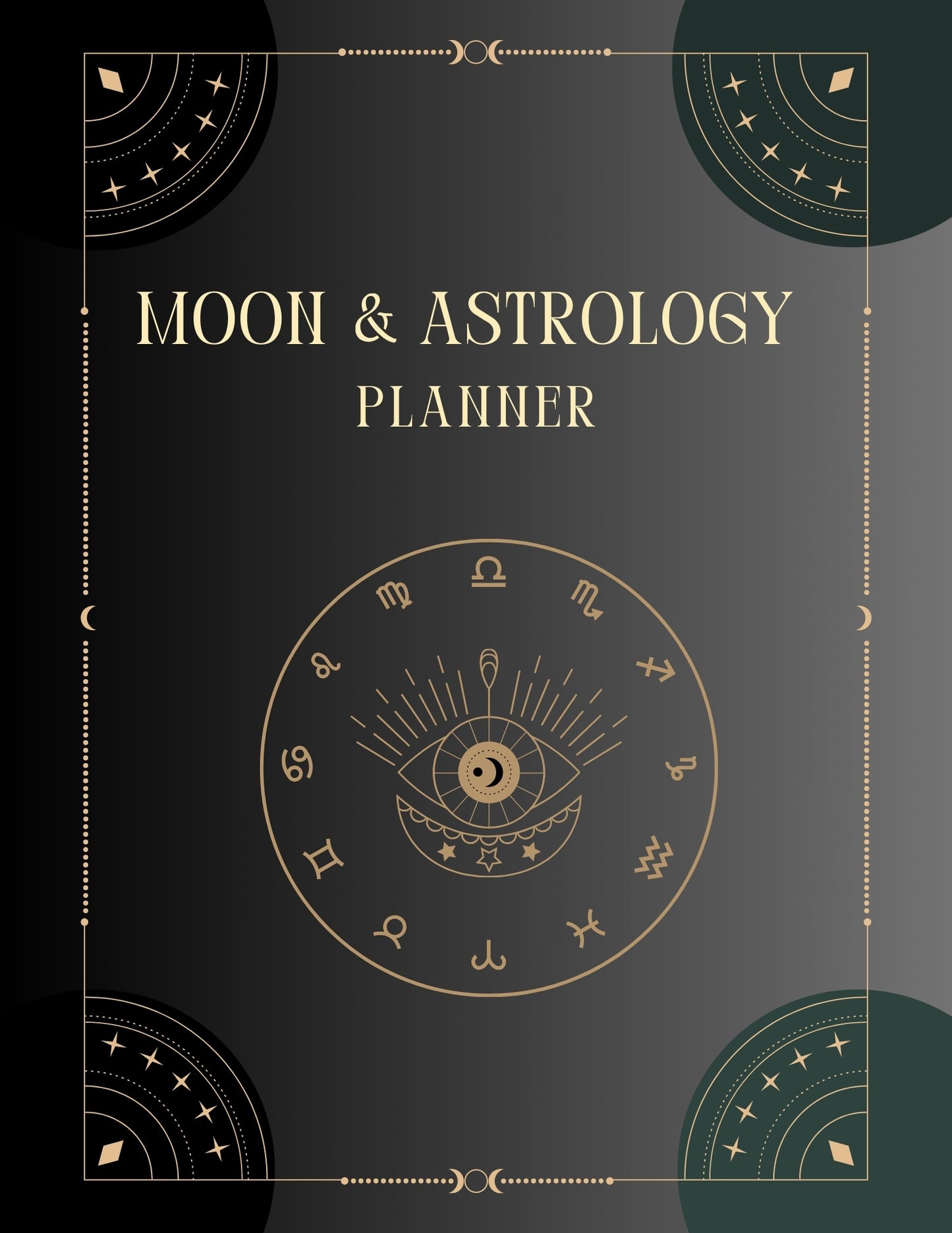 2025 Moon & Astrology Planner | Lunar Calendar & Manifestation Journal