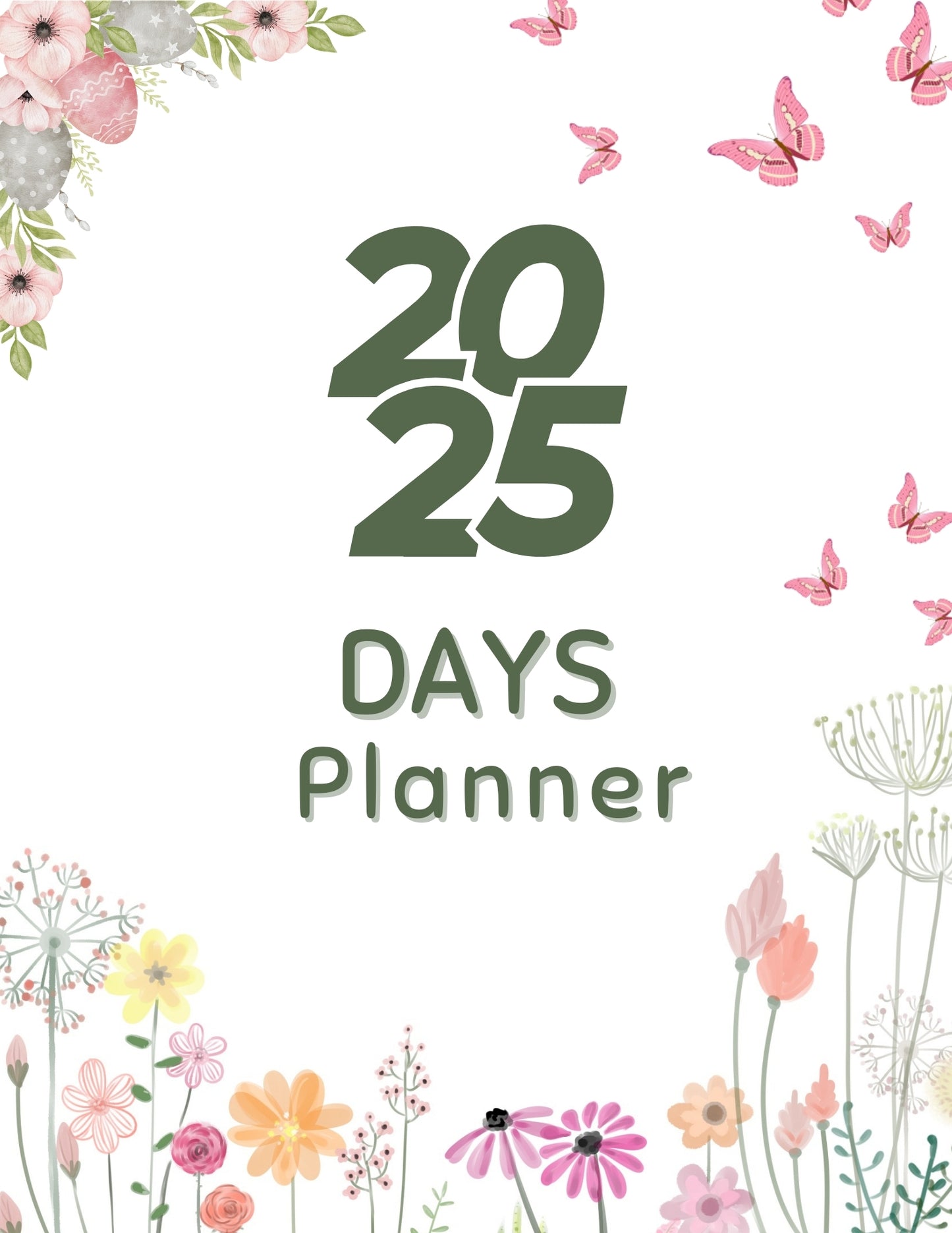 2025 365 Days Digital Planner | Plan Every Day with Purpose