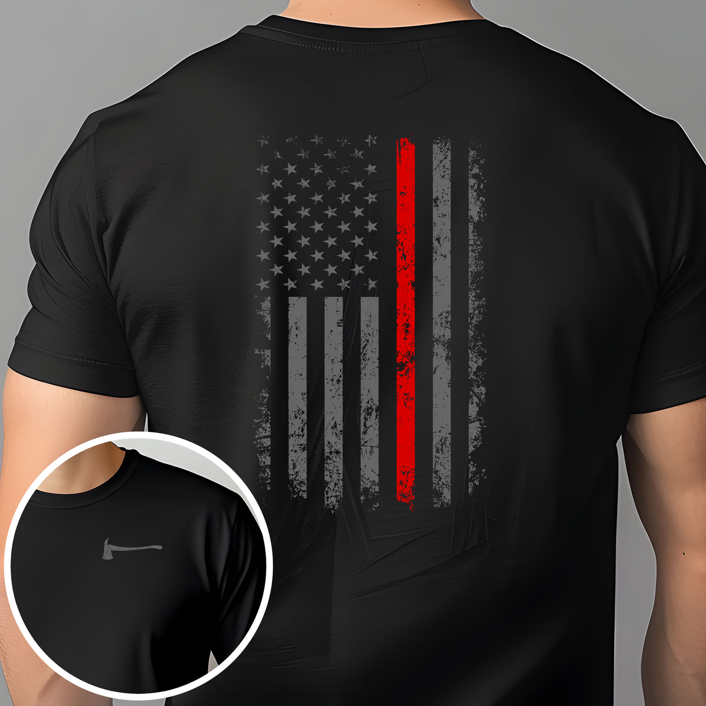 Firefighter Thin Red Line - Tee