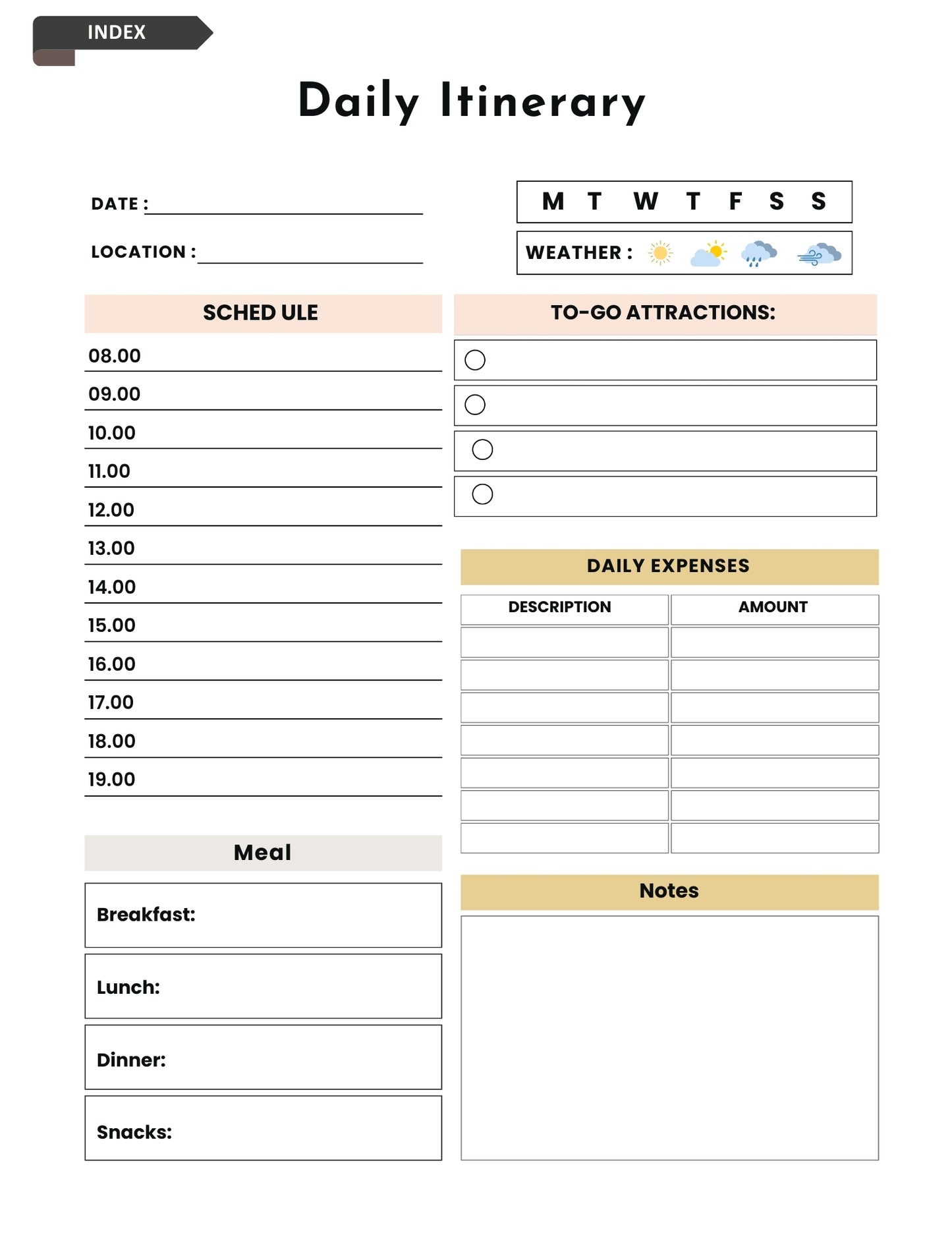 2025 Digital Travel Planner | Your Ultimate Adventure Organizer