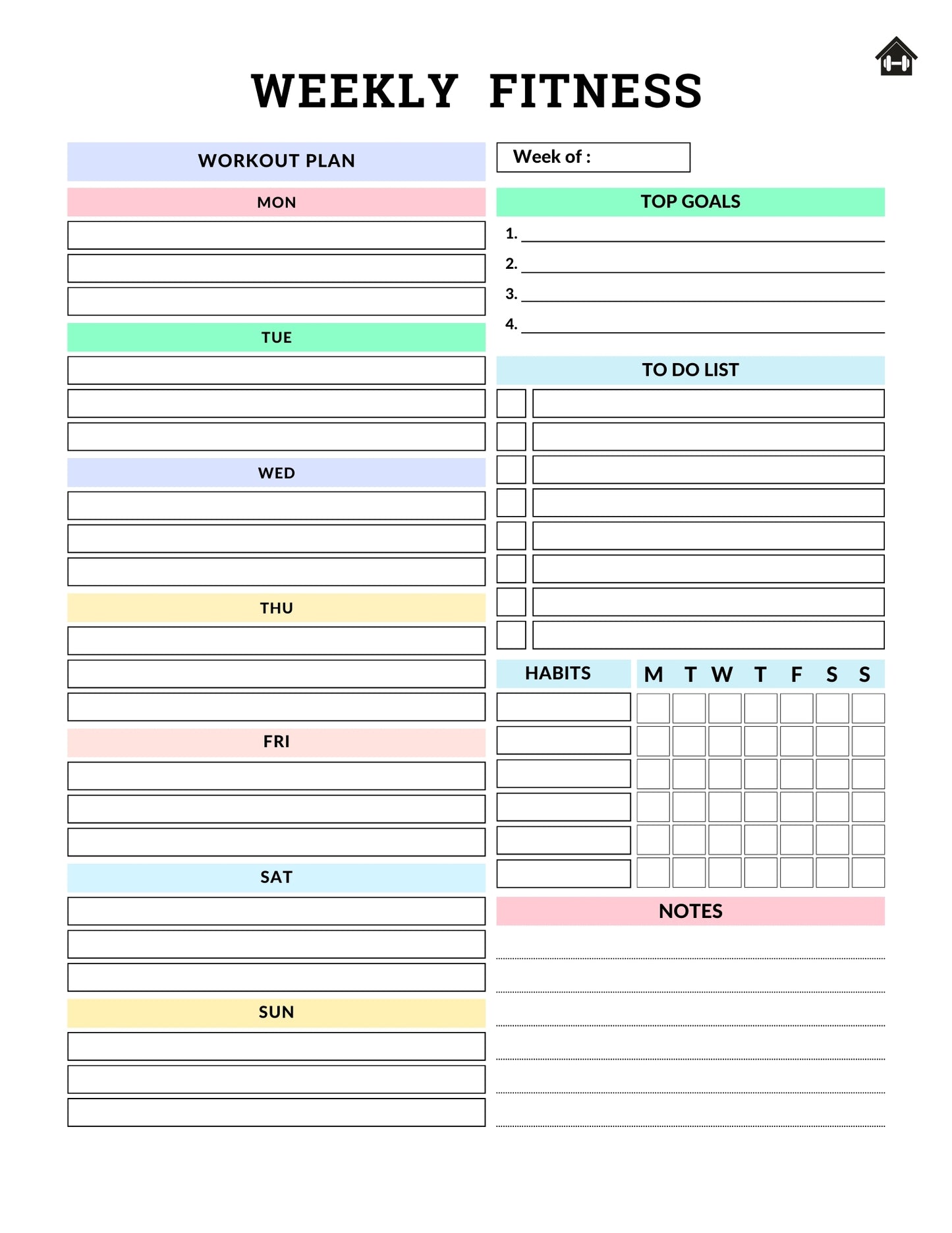 2025 Digital Fitness Planner Bundle | Your Ultimate Health & Wellness Companion