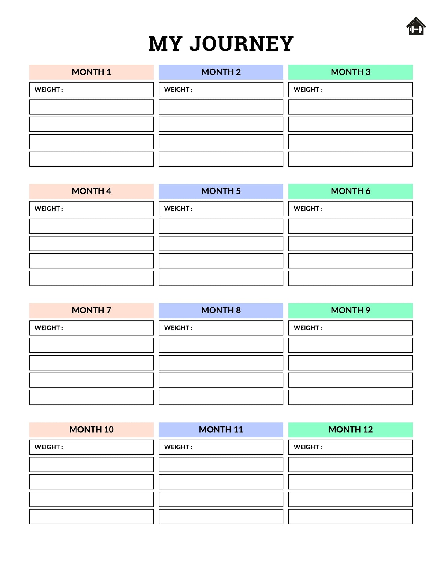 2025 Digital Fitness Planner Bundle | Your Ultimate Health & Wellness Companion