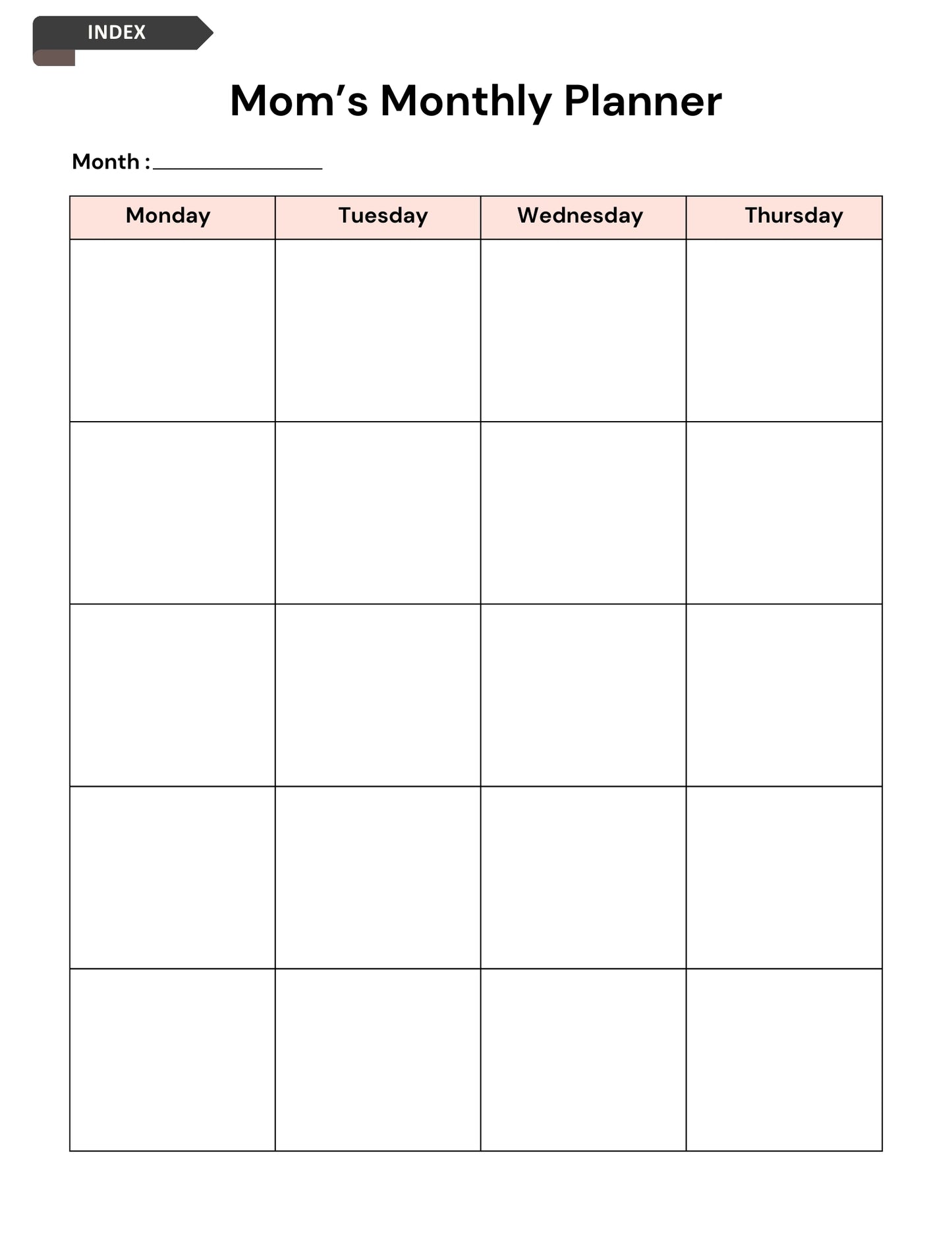2025 Mom’s Digital Planner | Organize Life with Ease, One Day at a Time