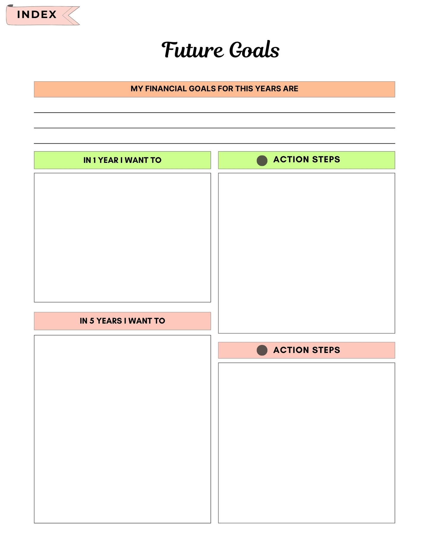 2025 Budget Planner | Master Your Money, Reach Your Goals