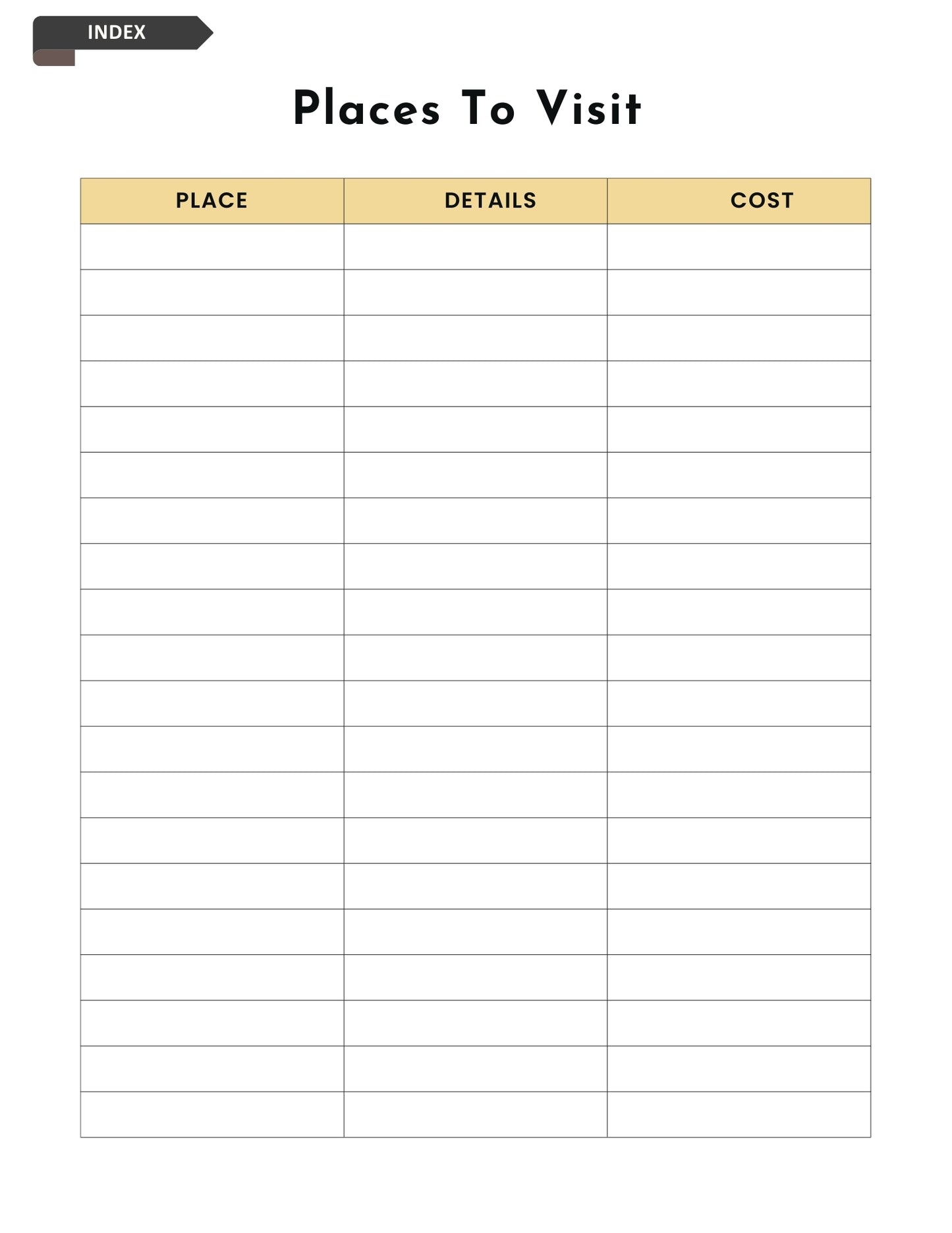 2025 Digital Travel Planner | Your Ultimate Adventure Organizer