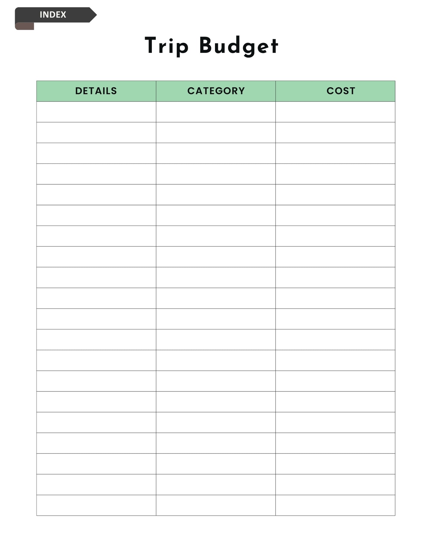 2025 Digital Travel Planner | Your Ultimate Adventure Organizer