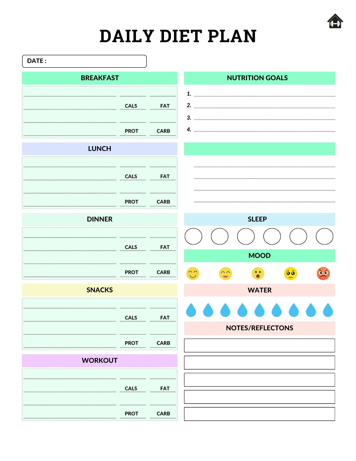 2025 Digital Fitness Planner Bundle | Your Ultimate Health & Wellness Companion