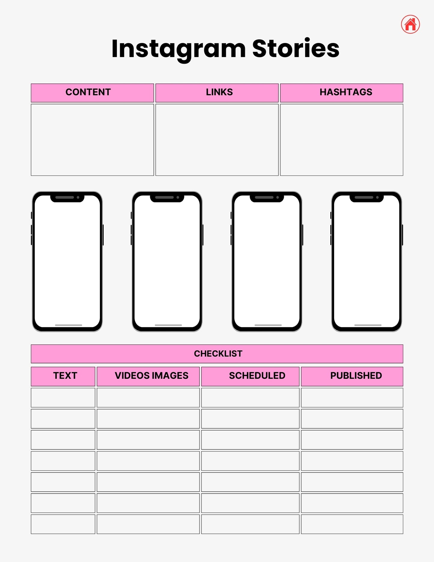 2025/26 Social Media Marketing Planner | Ultimate Content, Strategy & Business Tracker