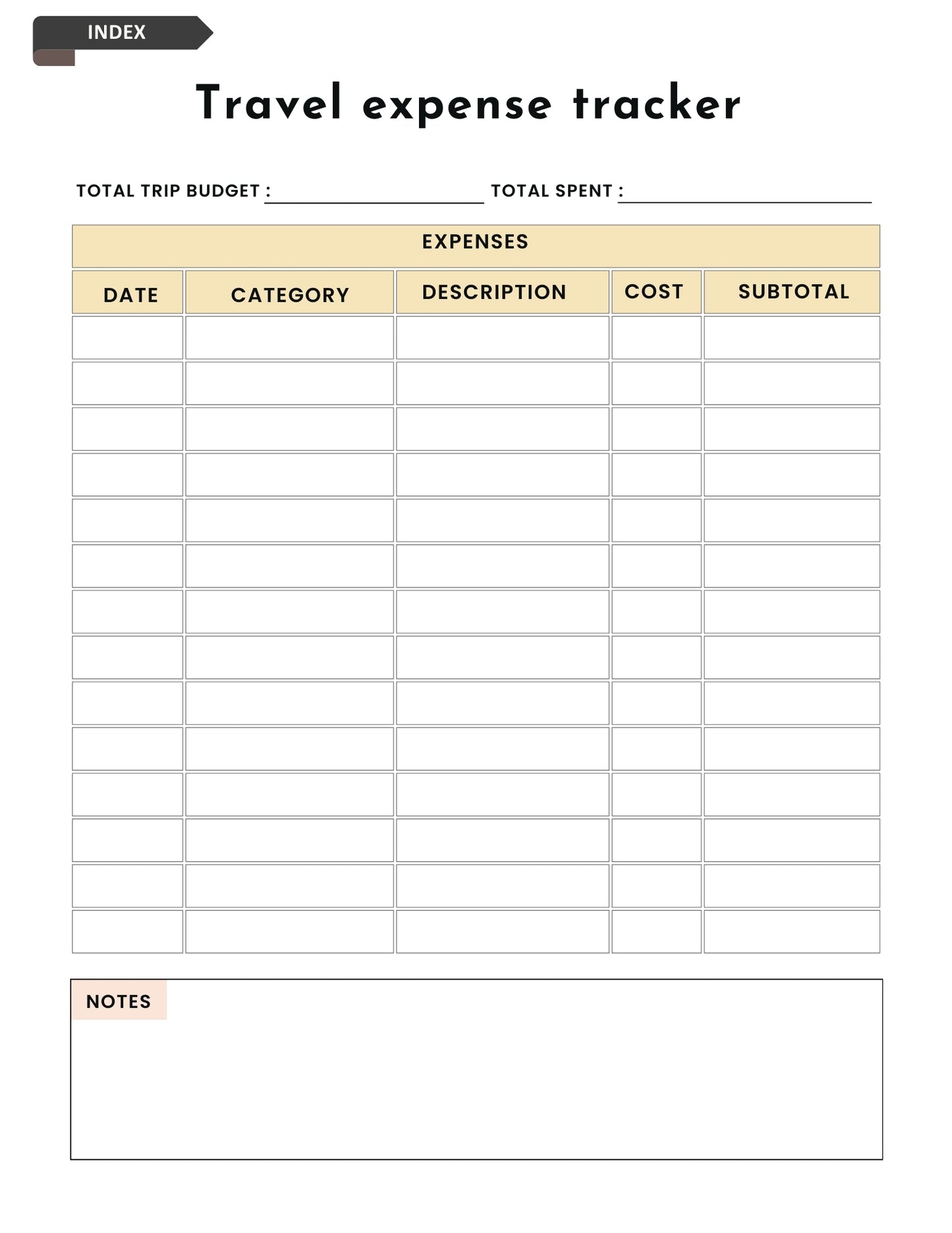 2025 Digital Travel Planner | Your Ultimate Adventure Organizer