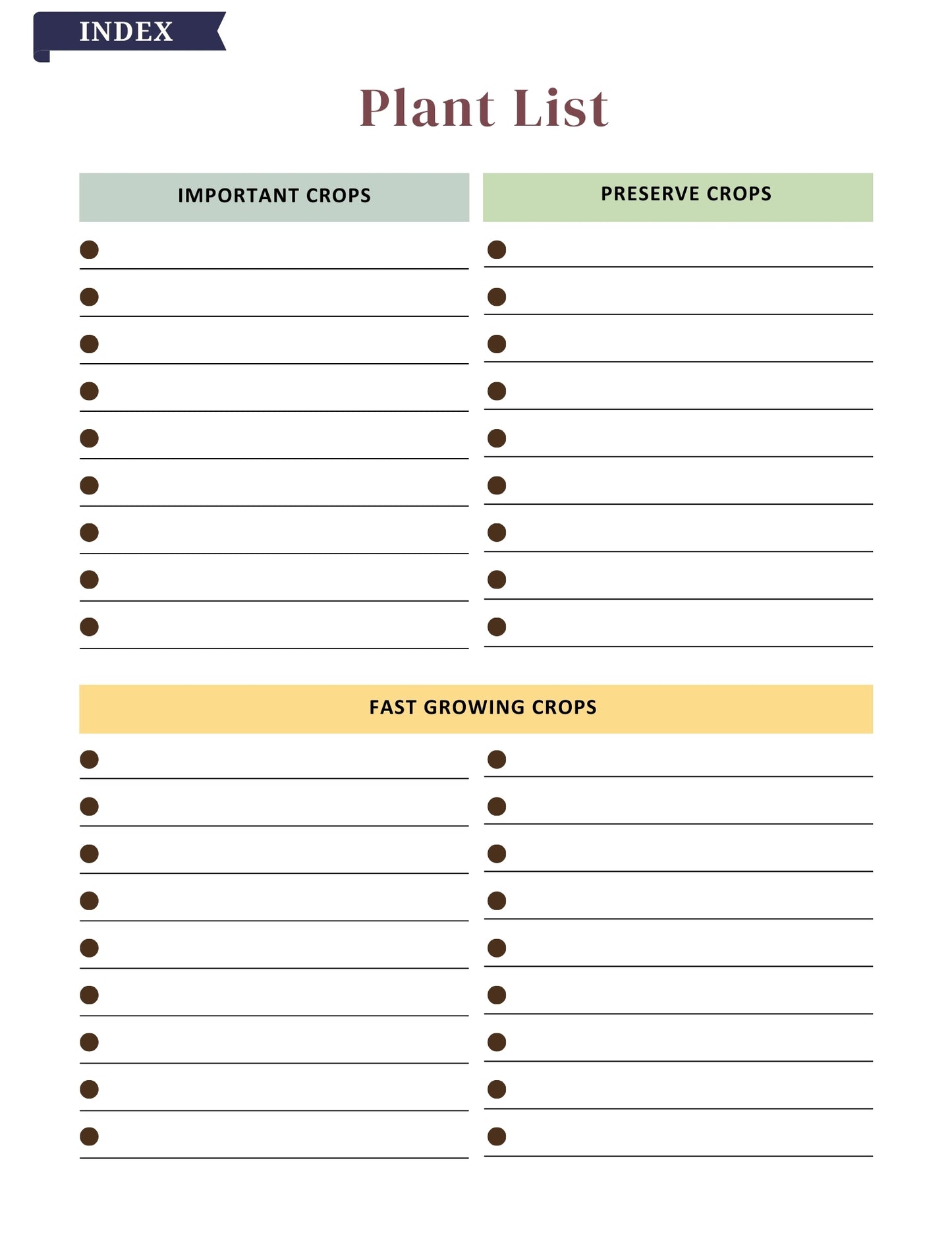 2025–2026 Garden Planner – 81 Pages Digital Download