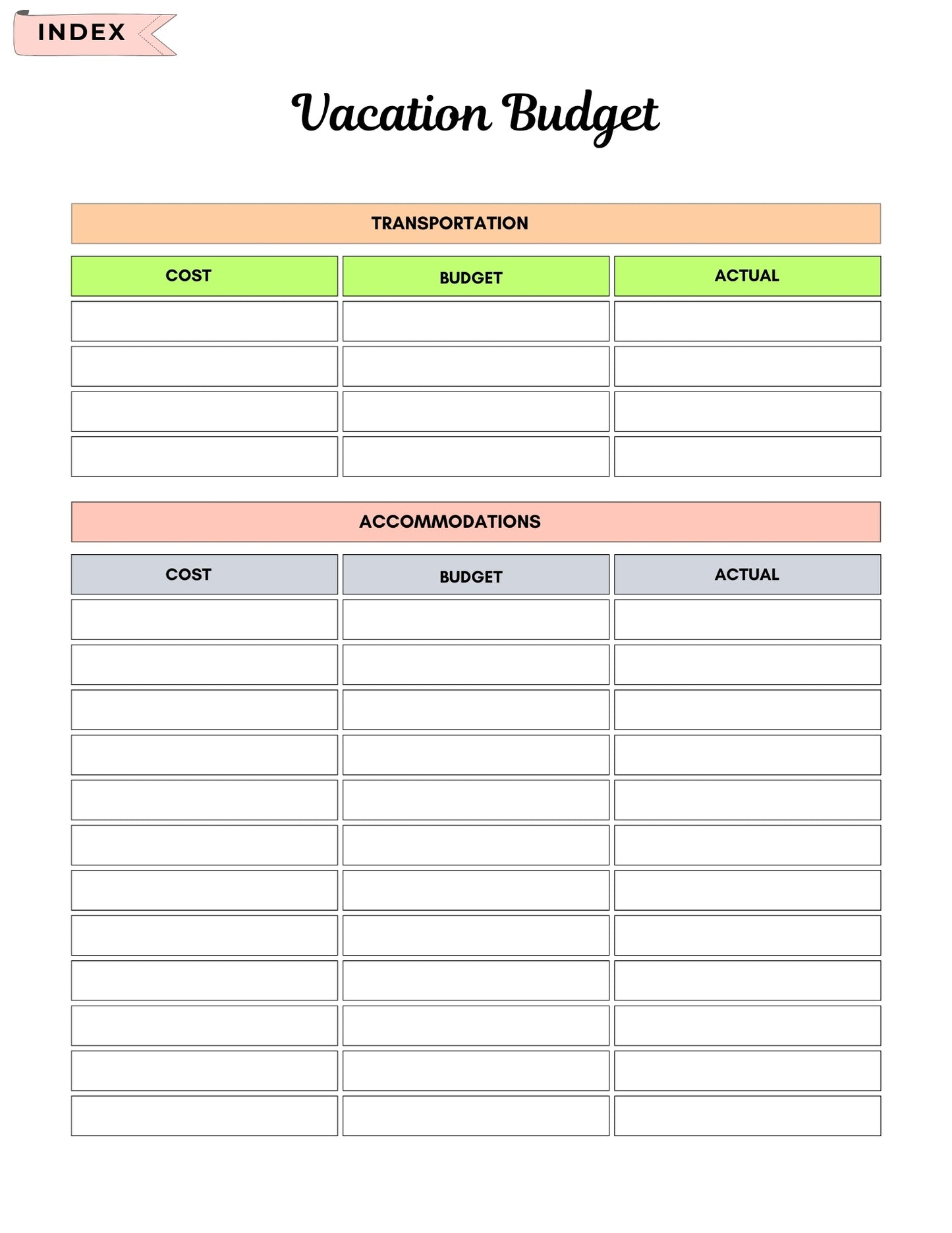 2025 Budget Planner | Master Your Money, Reach Your Goals