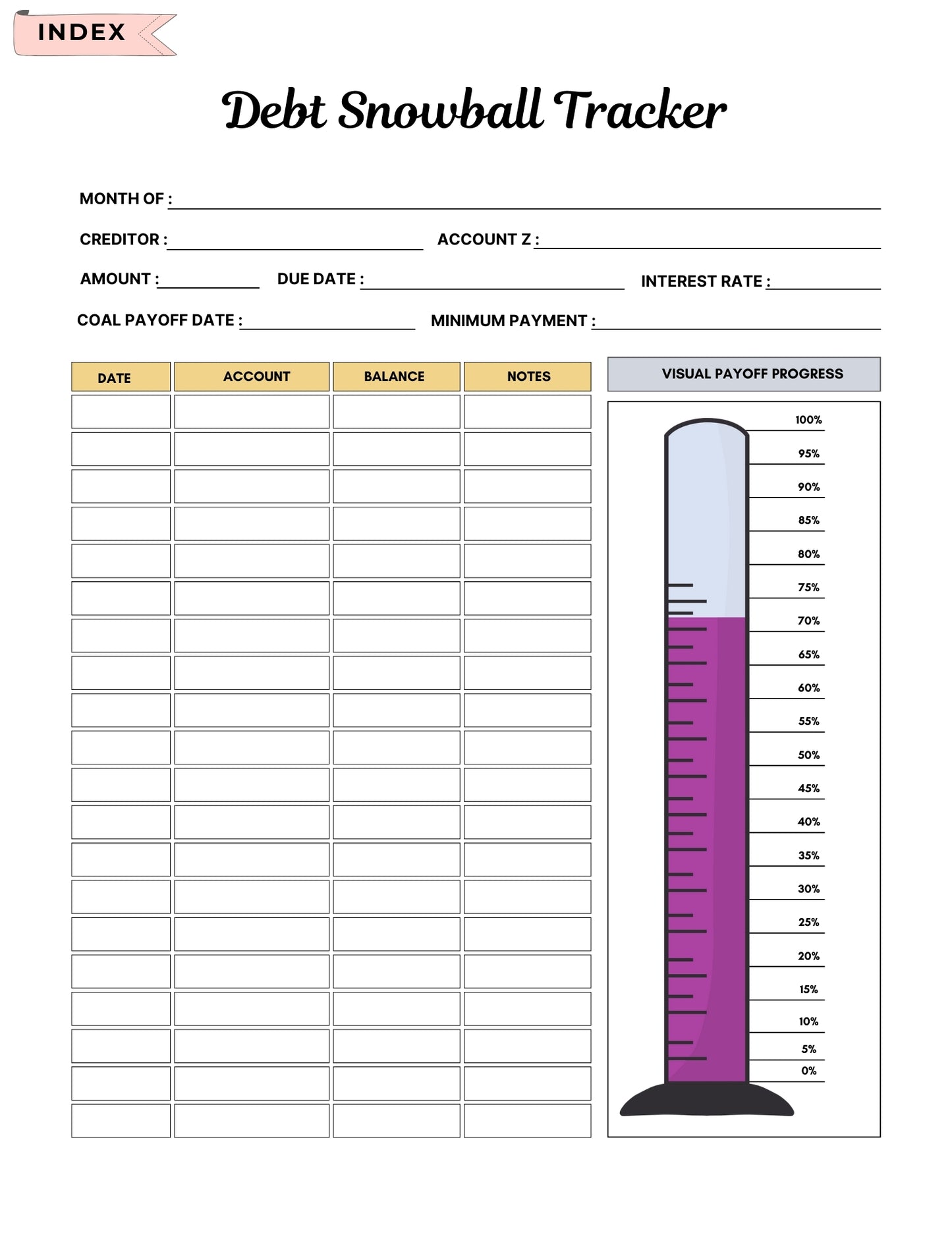 2025 Budget Planner | Master Your Money, Reach Your Goals
