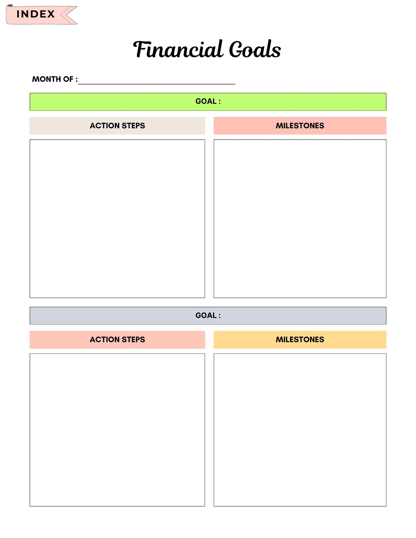 2025 Budget Planner | Master Your Money, Reach Your Goals