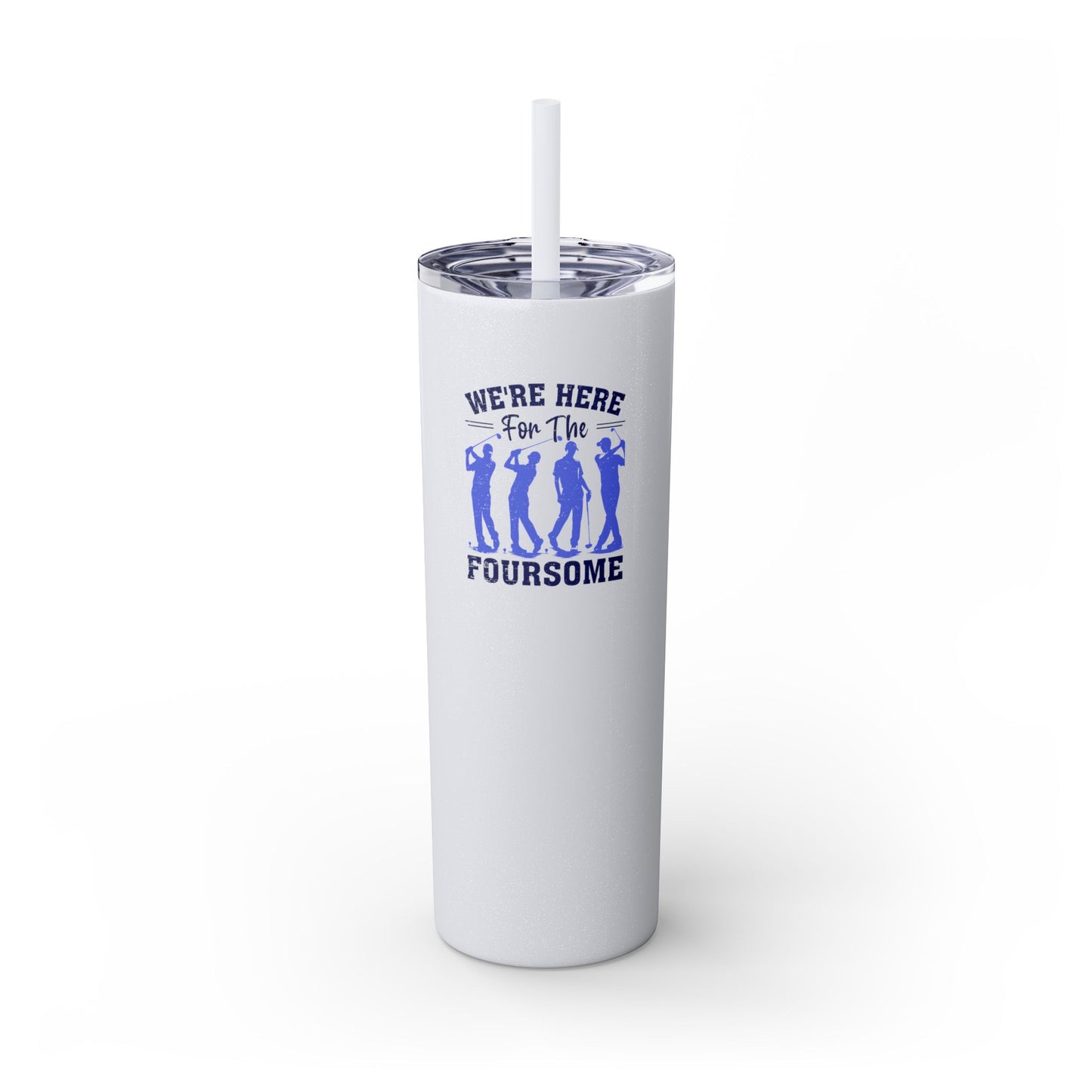 Golf Foursome - Skinny Tumbler w/Straw