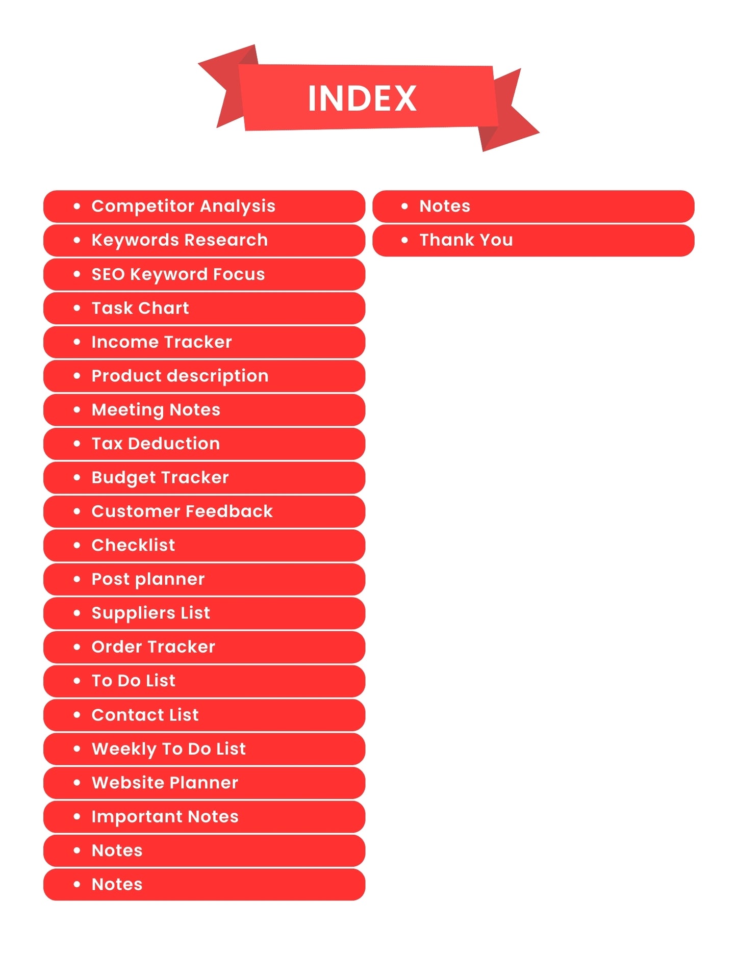 2025/26 Social Media Marketing Planner | Ultimate Content, Strategy & Business Tracker