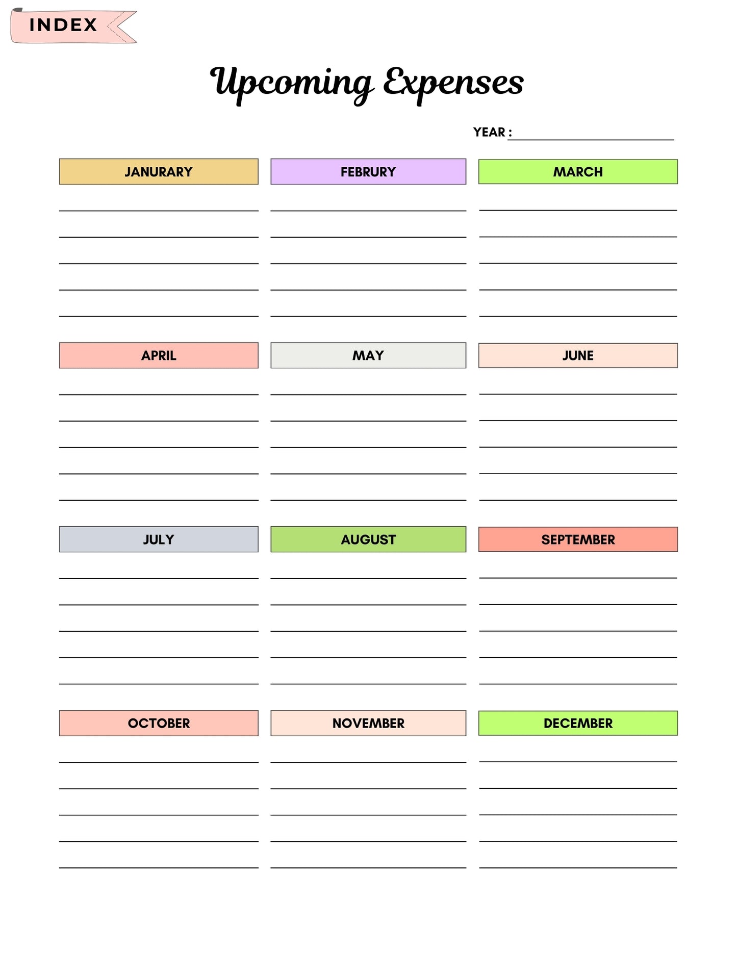 2025 Budget Planner | Master Your Money, Reach Your Goals