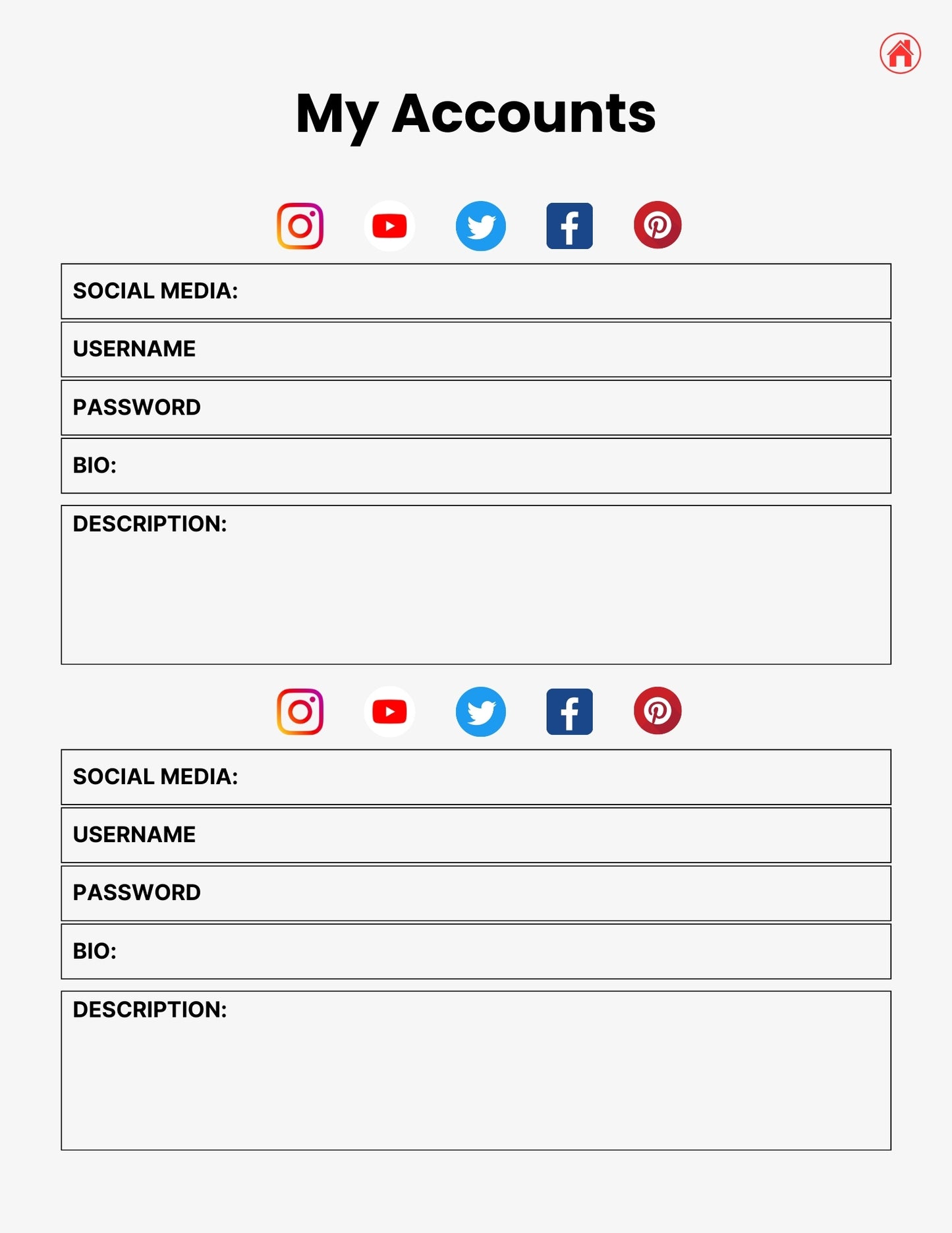 2025/26 Social Media Marketing Planner | Ultimate Content, Strategy & Business Tracker