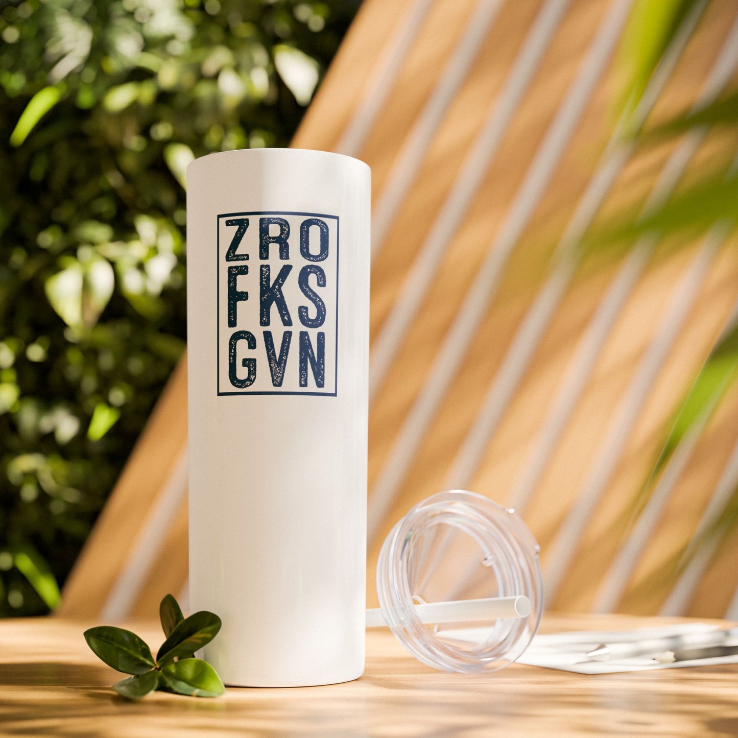 ZRO FKS GVN - 20oz Skinny Tumbler w/Straw