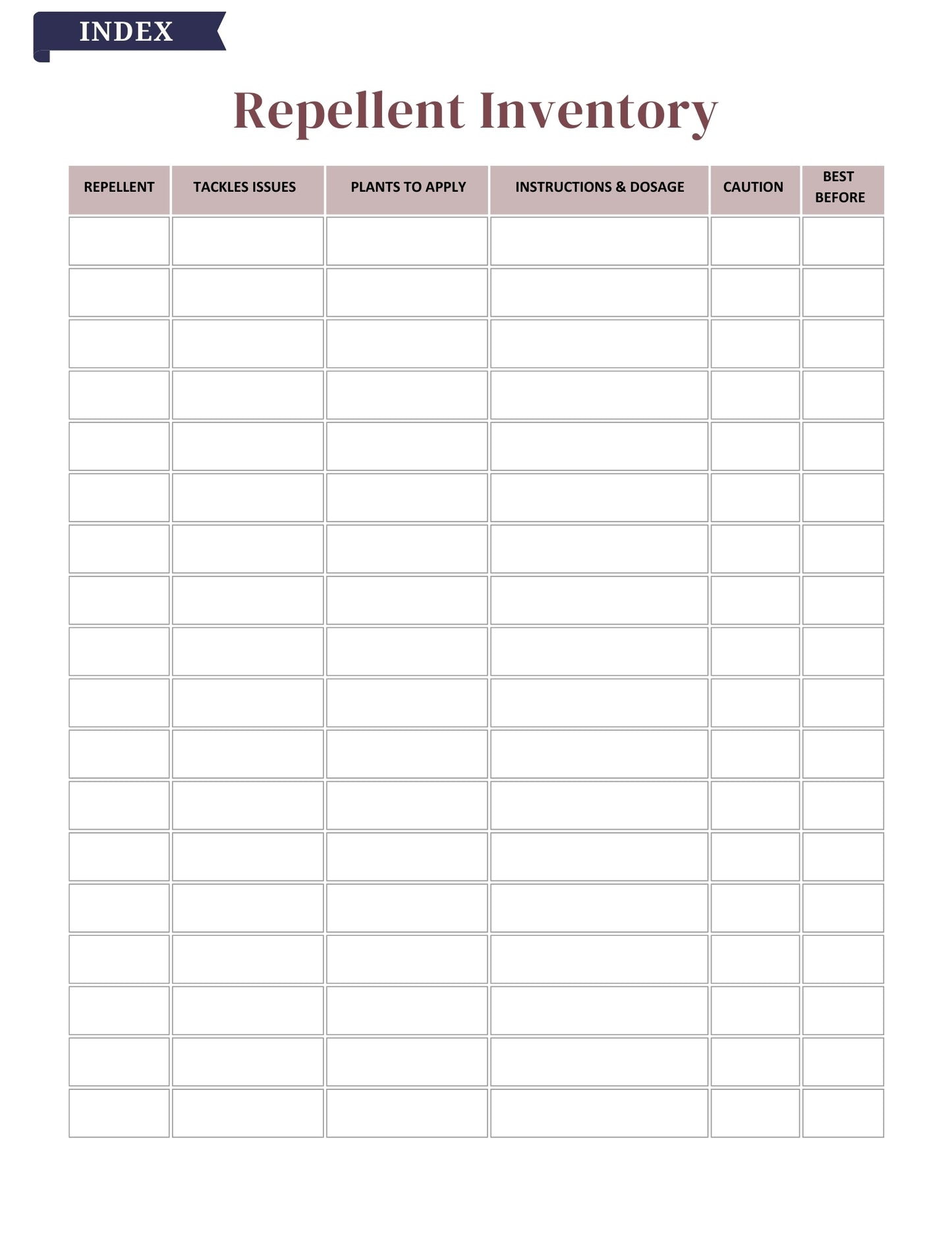 2025–2026 Garden Planner – 81 Pages Digital Download