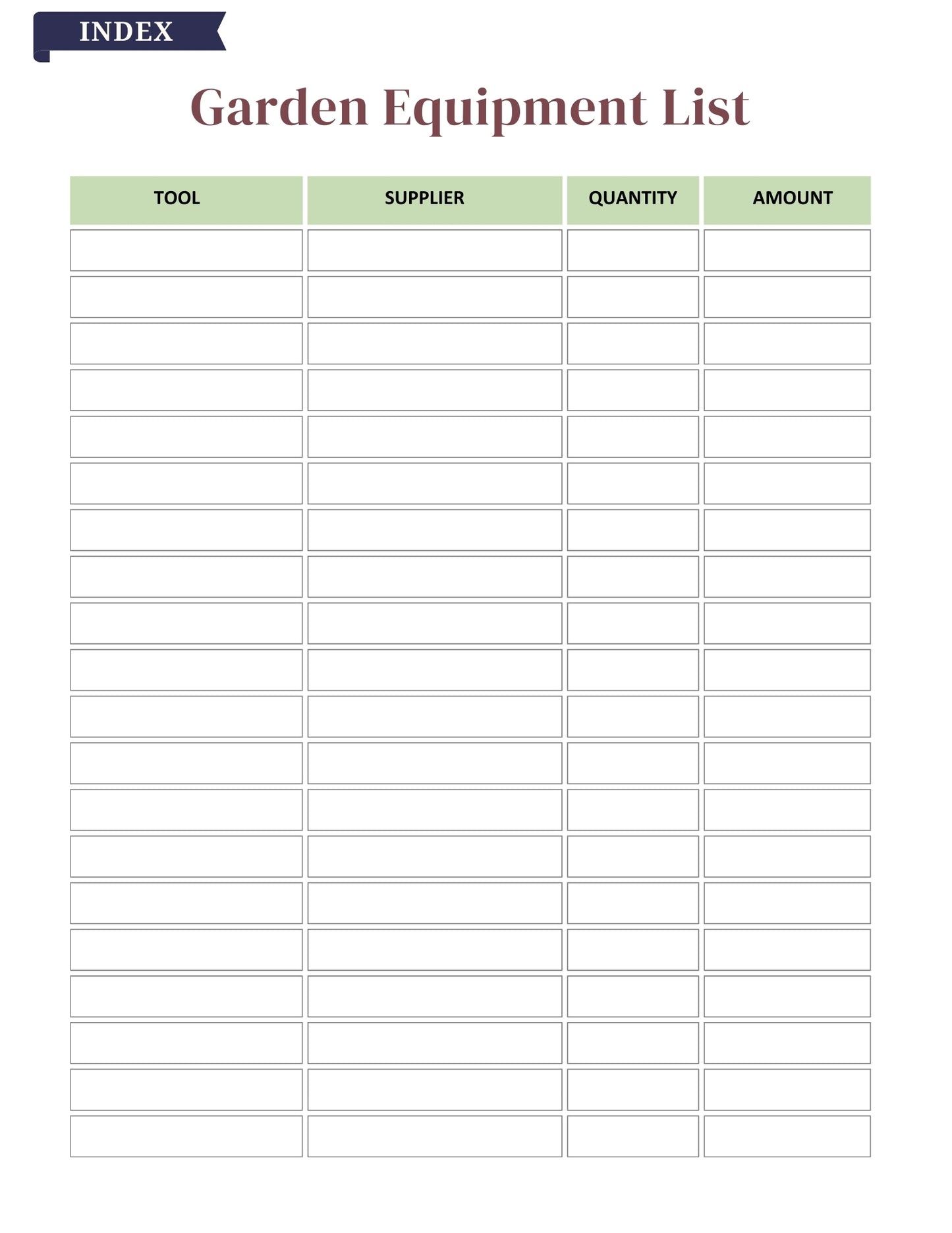 2025–2026 Garden Planner – 81 Pages Digital Download