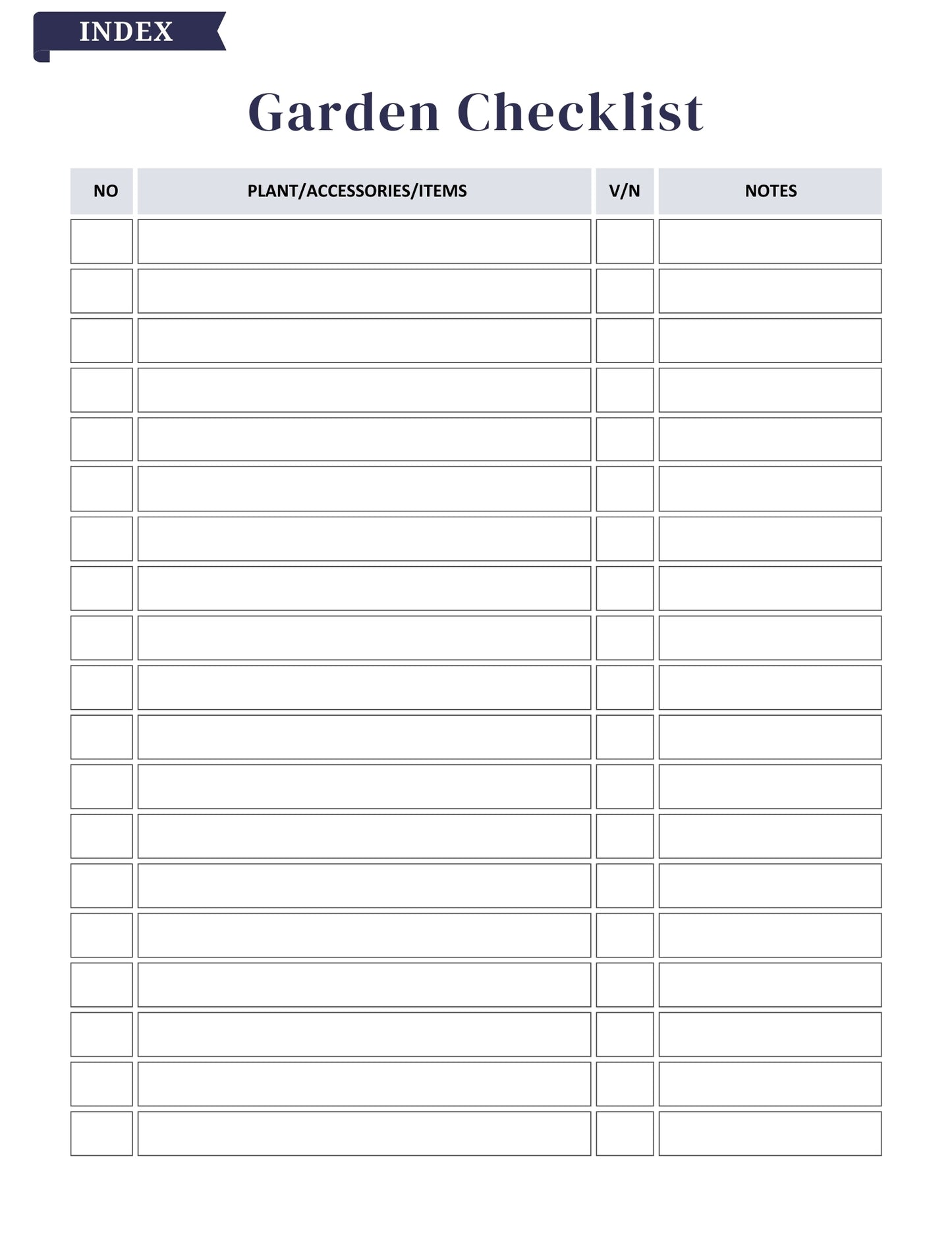 2025–2026 Garden Planner – 81 Pages Digital Download
