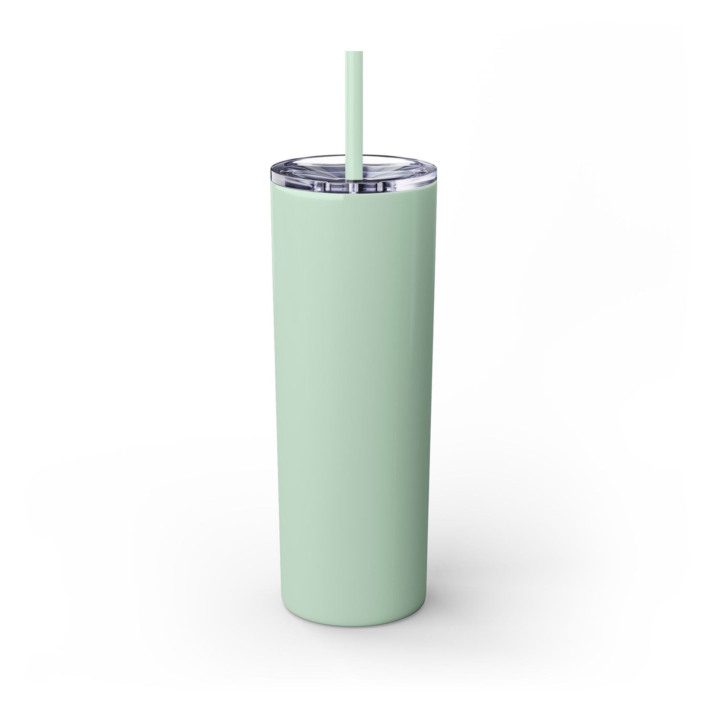 Let's Talk - Skinny Tumbler w/Straw