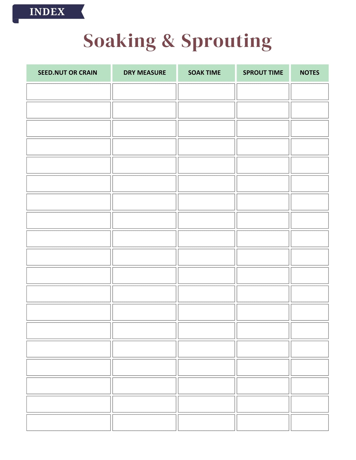 2025–2026 Garden Planner – 81 Pages Digital Download