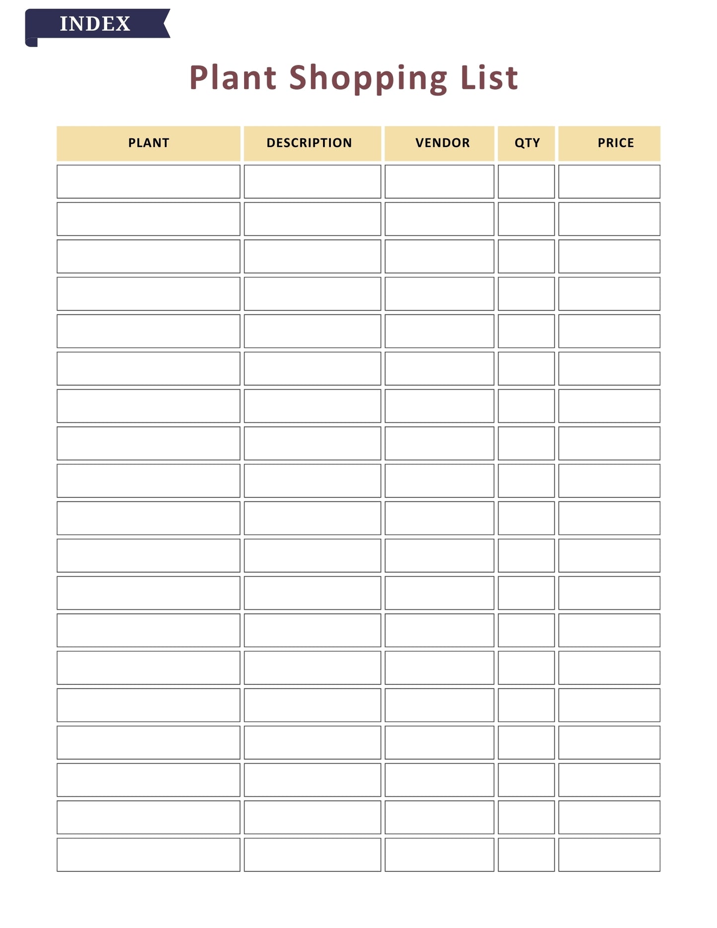 2025–2026 Garden Planner – 81 Pages Digital Download