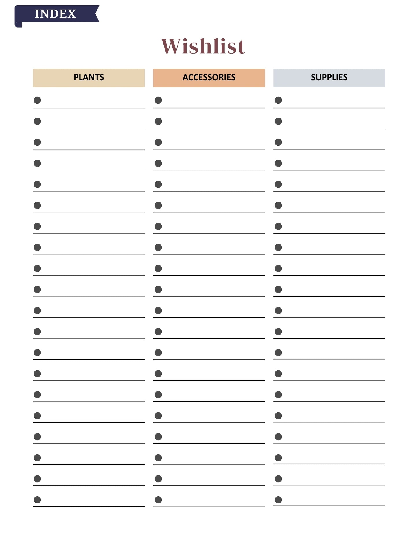2025–2026 Garden Planner – 81 Pages Digital Download